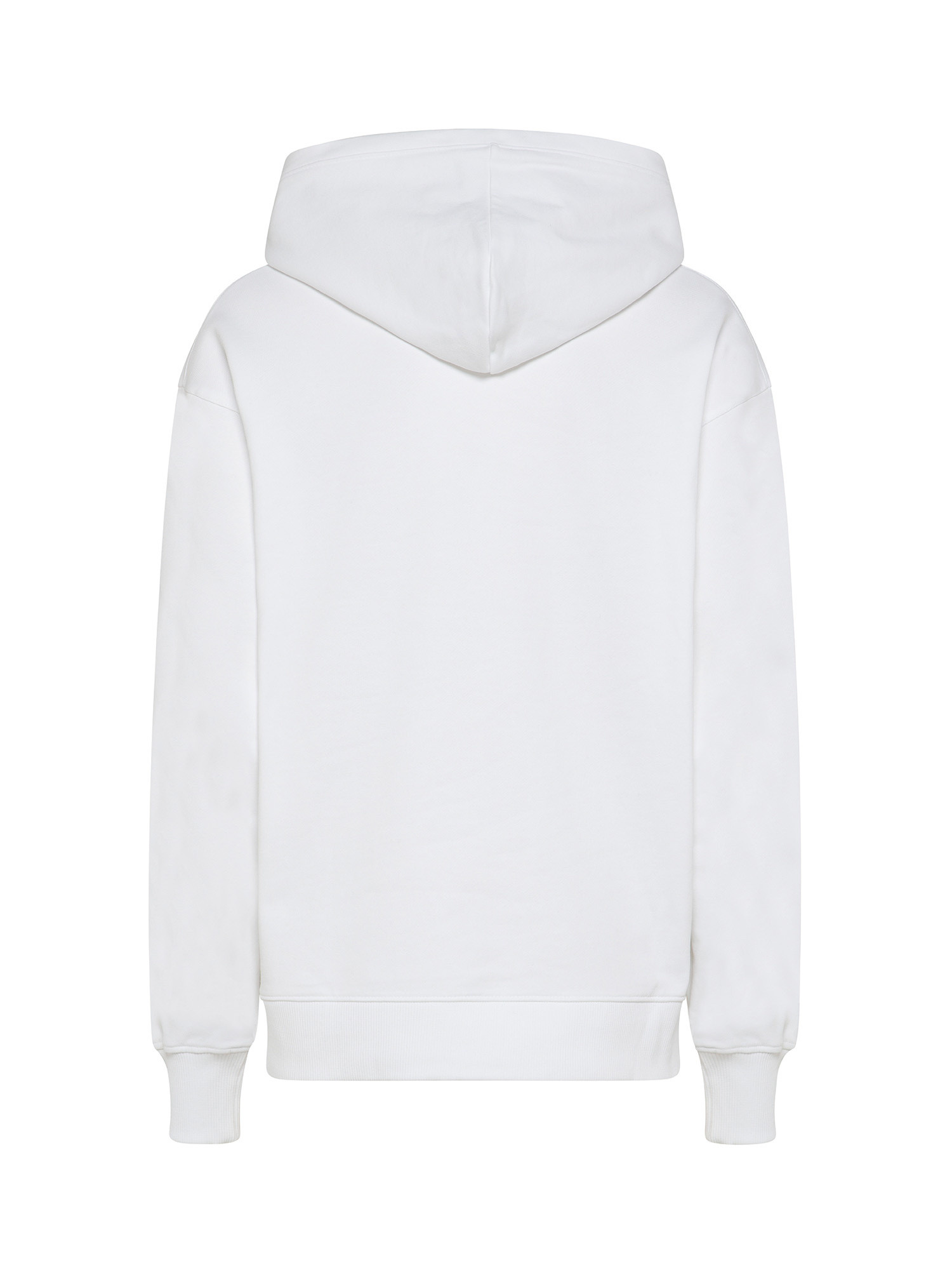 Oversized hooded sweatshirt, White, large image number 1