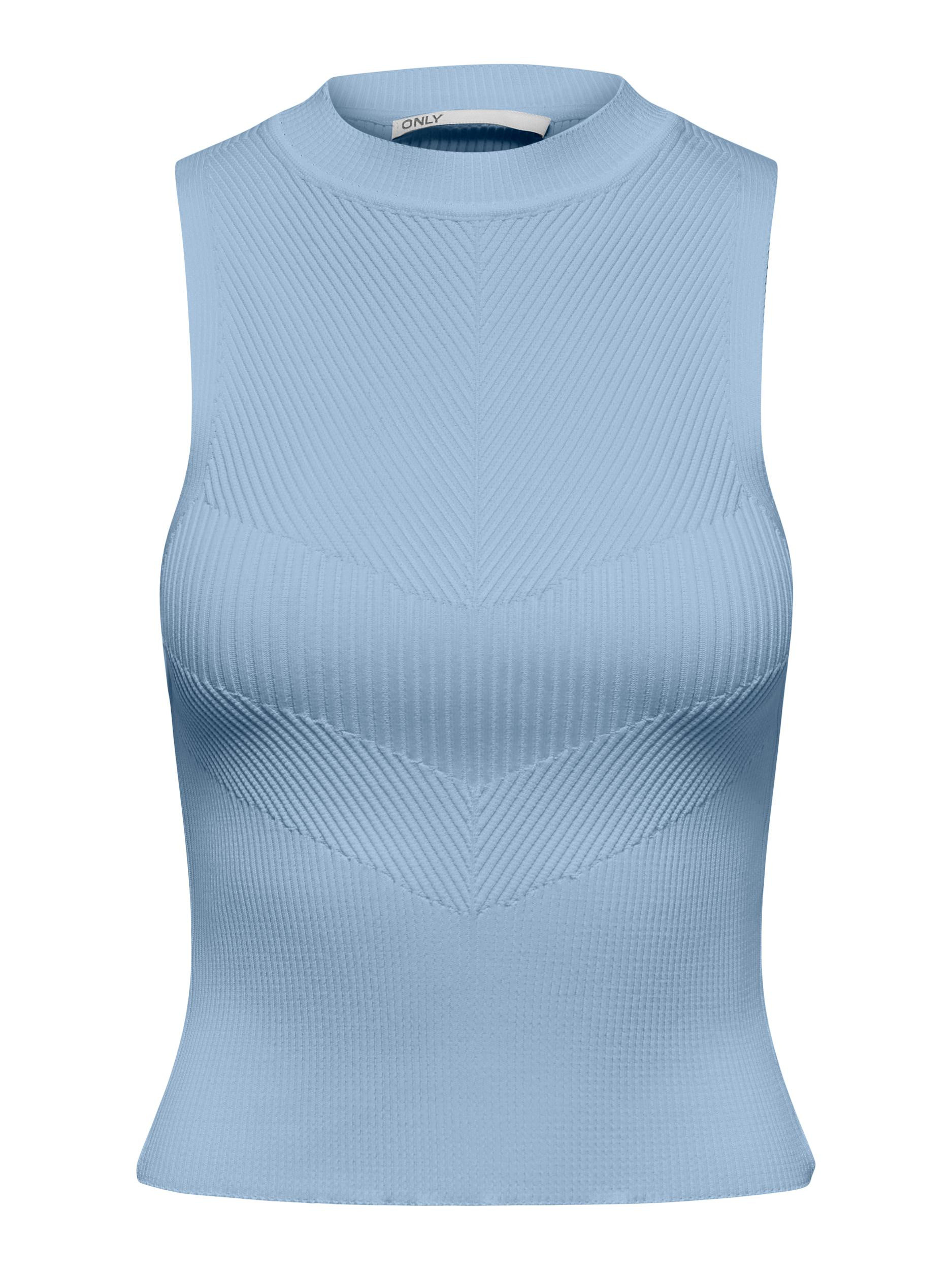 Only - Knitted top, Light Blue, large image number 0