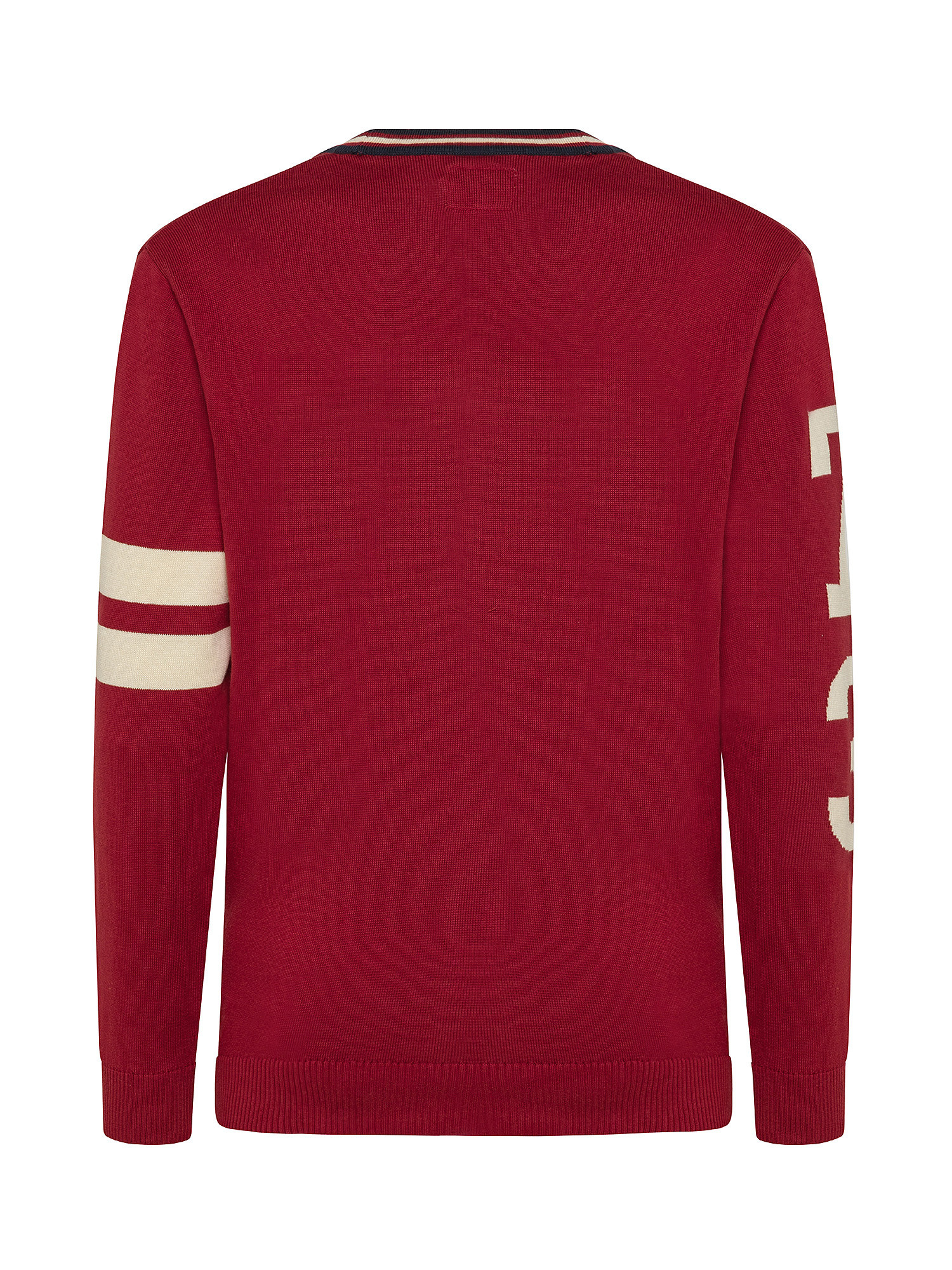 Cardigan in maglia, Rosso mattone, large image number 1