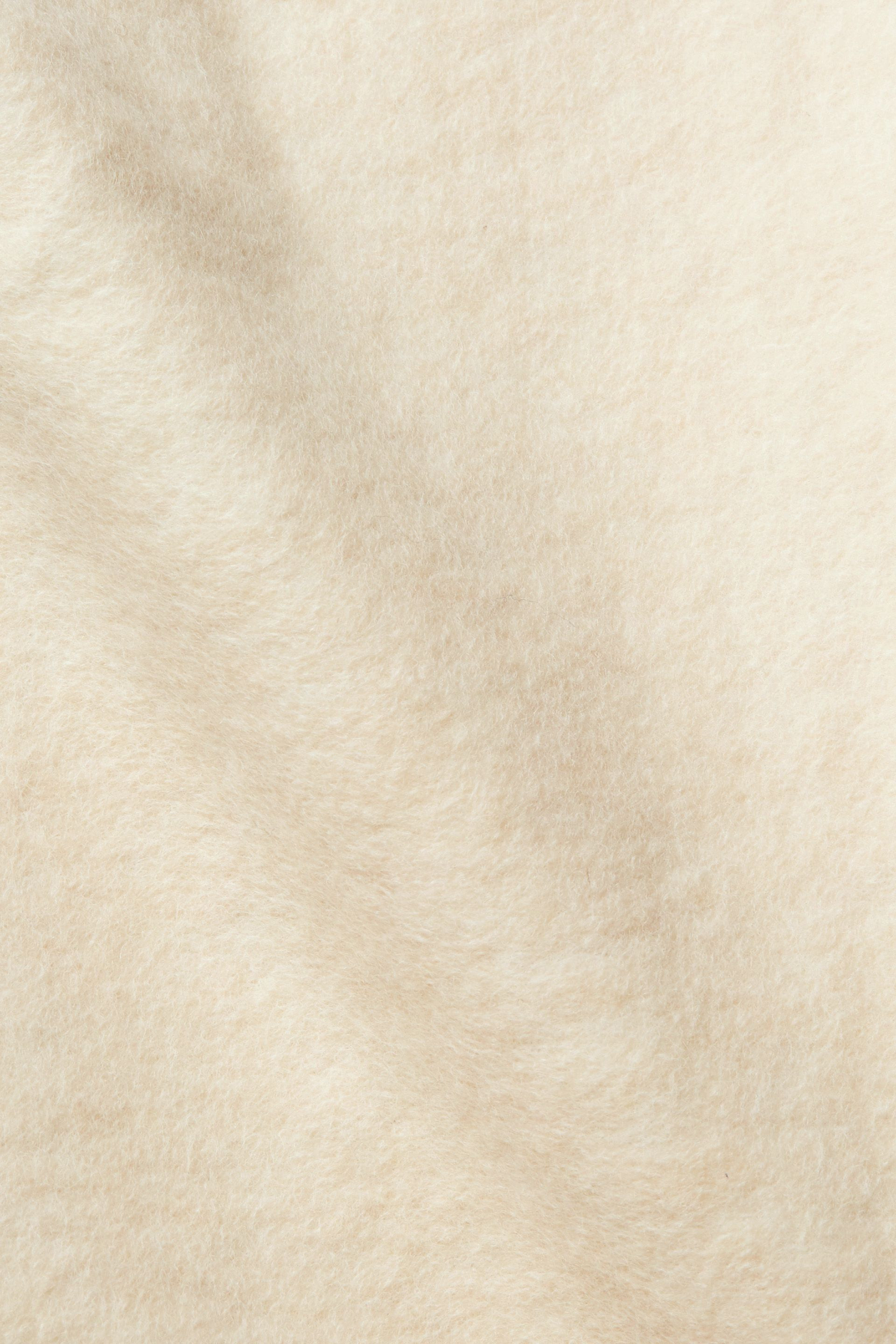 Cappotto in misto lana con collo revers, Beige, large image number 1