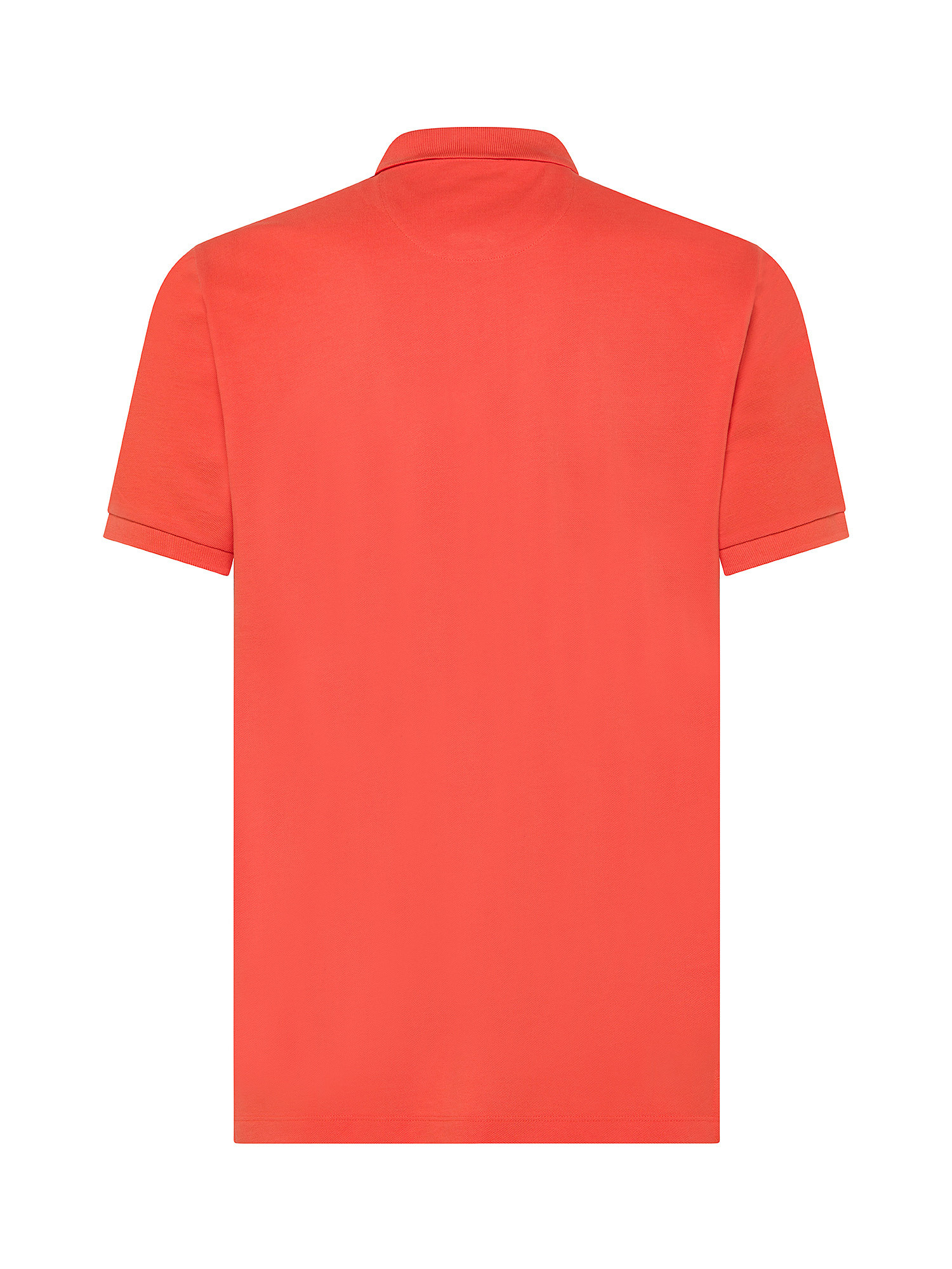 Luca D'Altieri - Polo in pure cotton, Orange, large image number 1