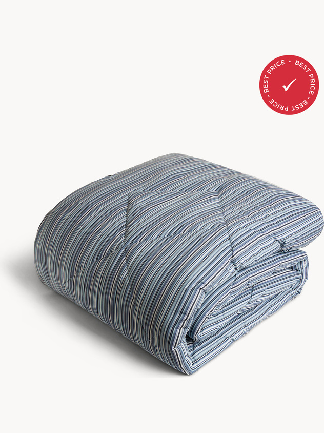 Striped pure cotton quilt