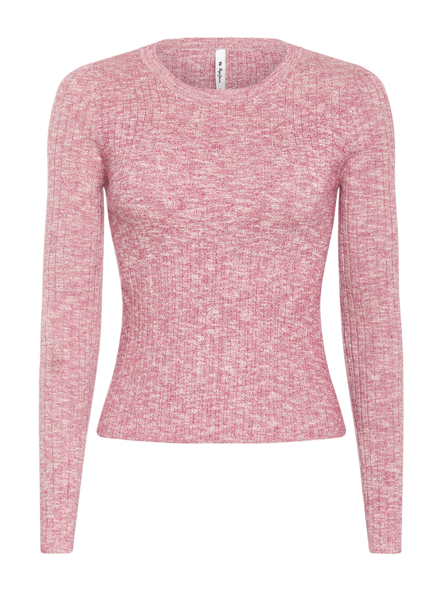 Pepe Jeans - Maglia a costine, Rosa scuro, large image number 0