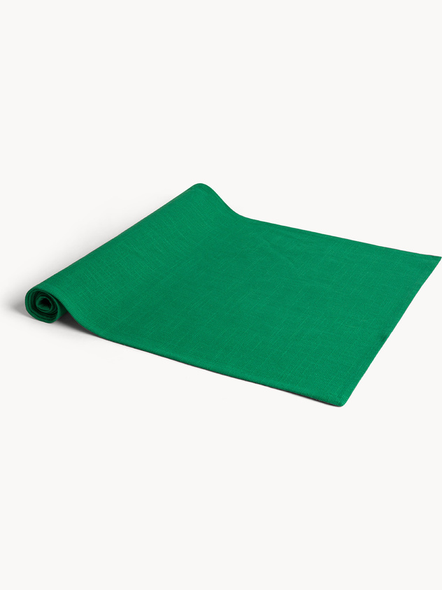 Solid Cotton Slub Table Runner