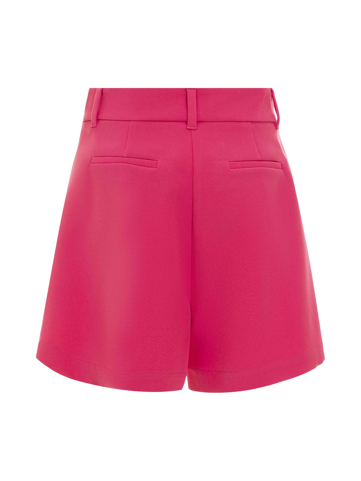 Chiara Ferragni - Bermuda shorts with pences and jewel button, Pink Fuchsia, large image number 1