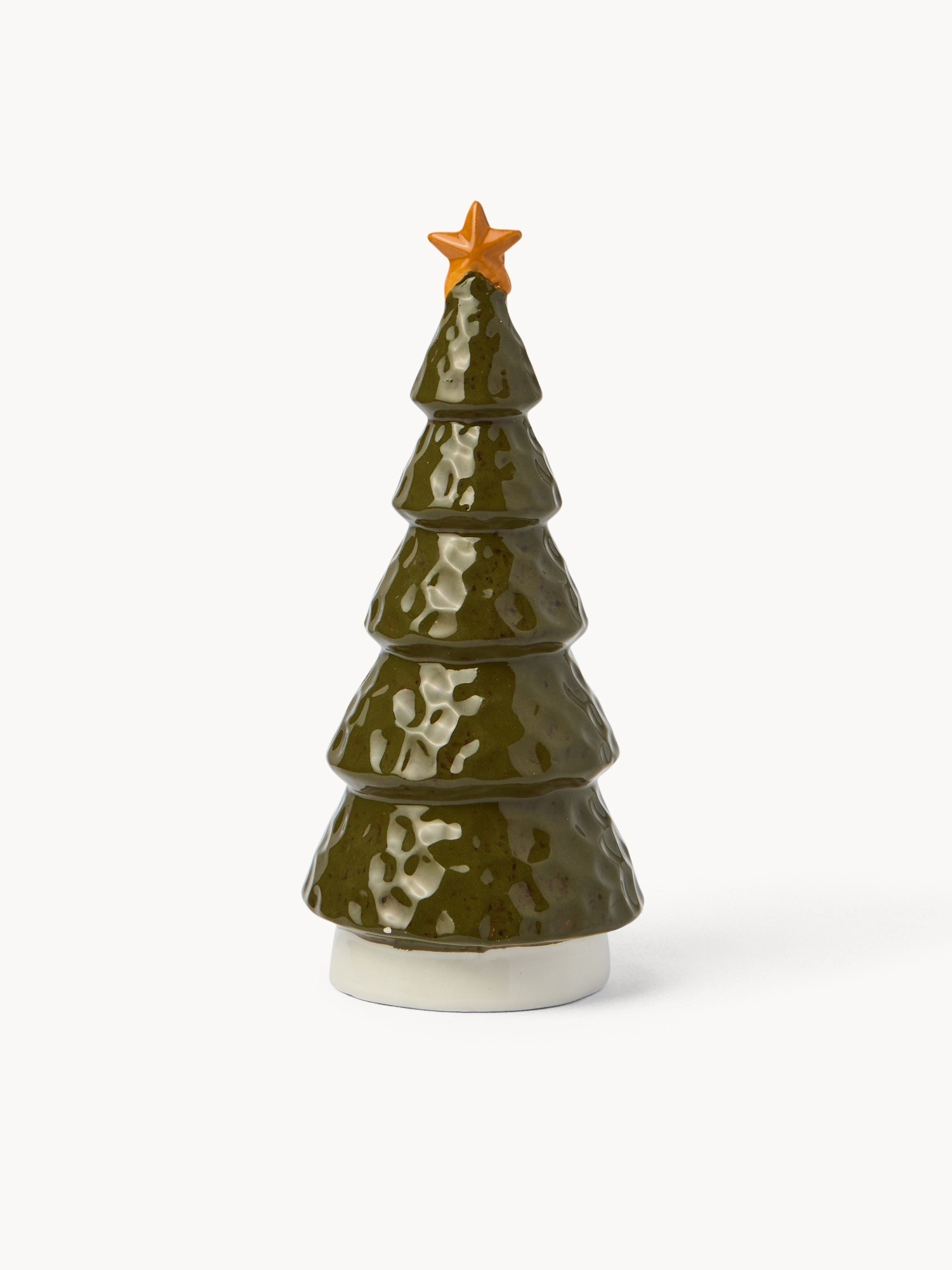 Decorazione per la casa a forma di alberello in porcellana, Verde, large image number 0
