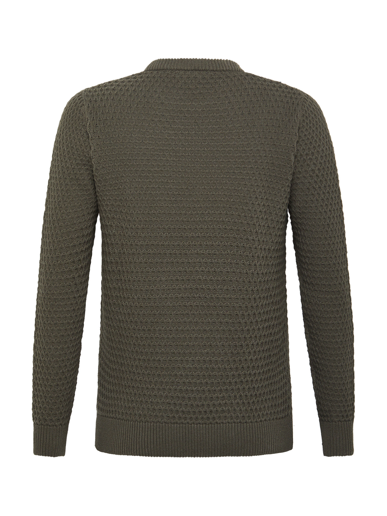 Luca D'Altieri - Eco-friendly cotton crew neck sweater, Green, large image number 1