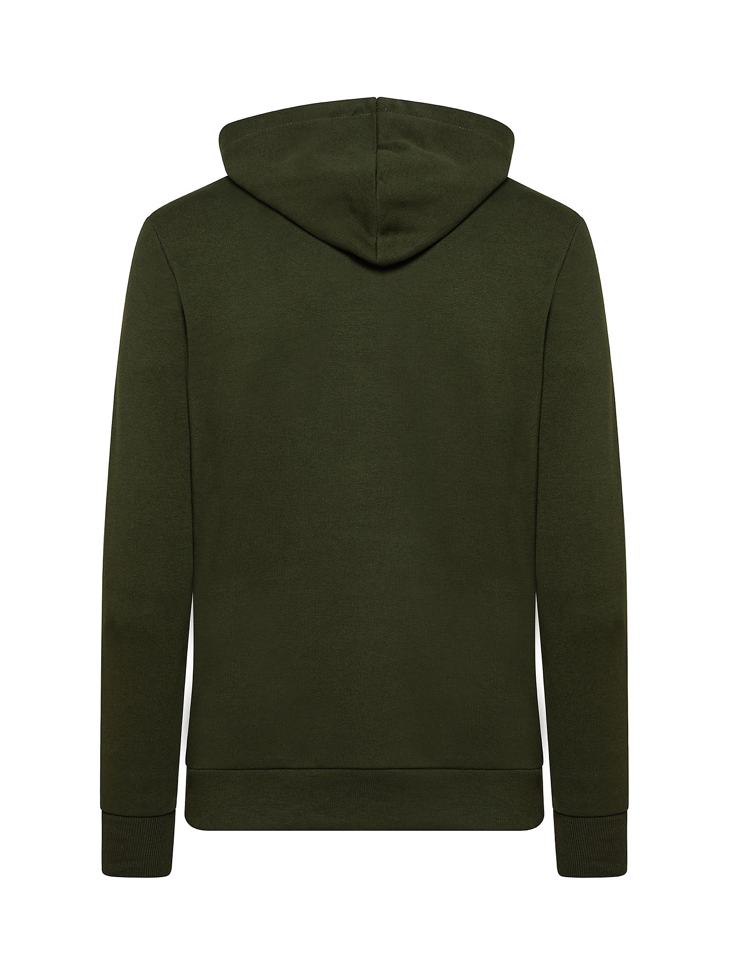 Sweatshirt with hood and long sleeves, Green, large image number 1