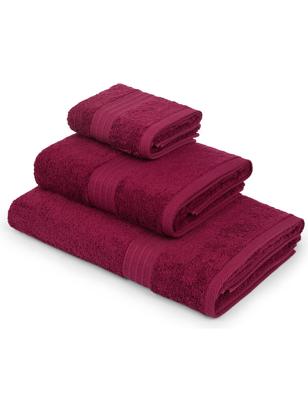 Zefiro solid color 100% cotton towel