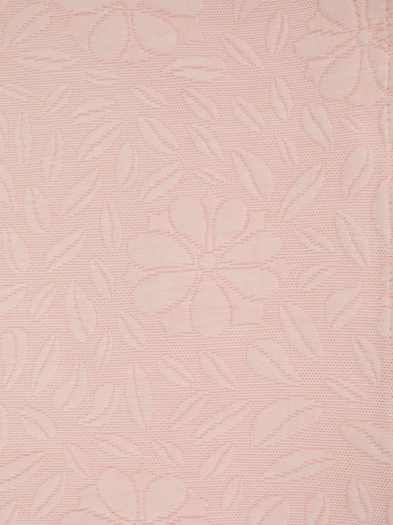 Copriletto cotone tinta unita motivo a rilievo, Rosa, large image number 1