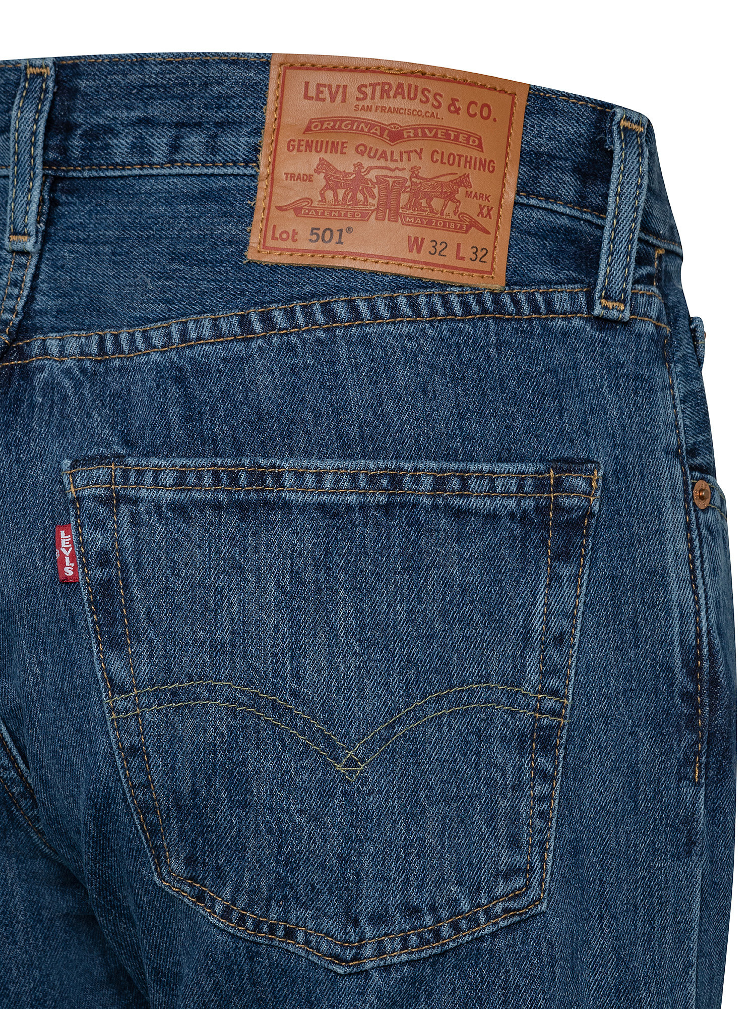 501 original jeans, Blu, large image number 2