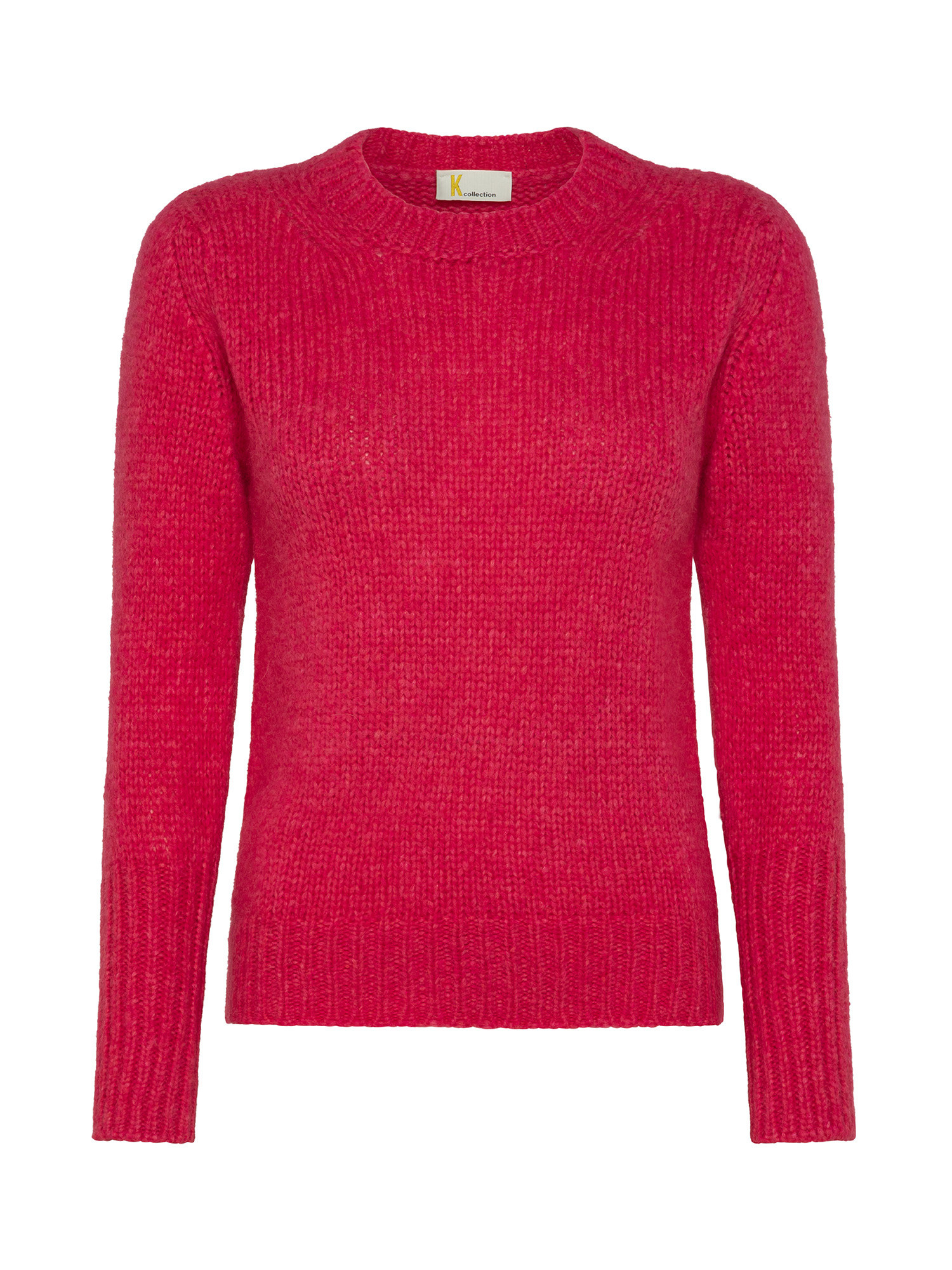 K Collection - Crewneck sweater, Pink Fuchsia, large image number 0