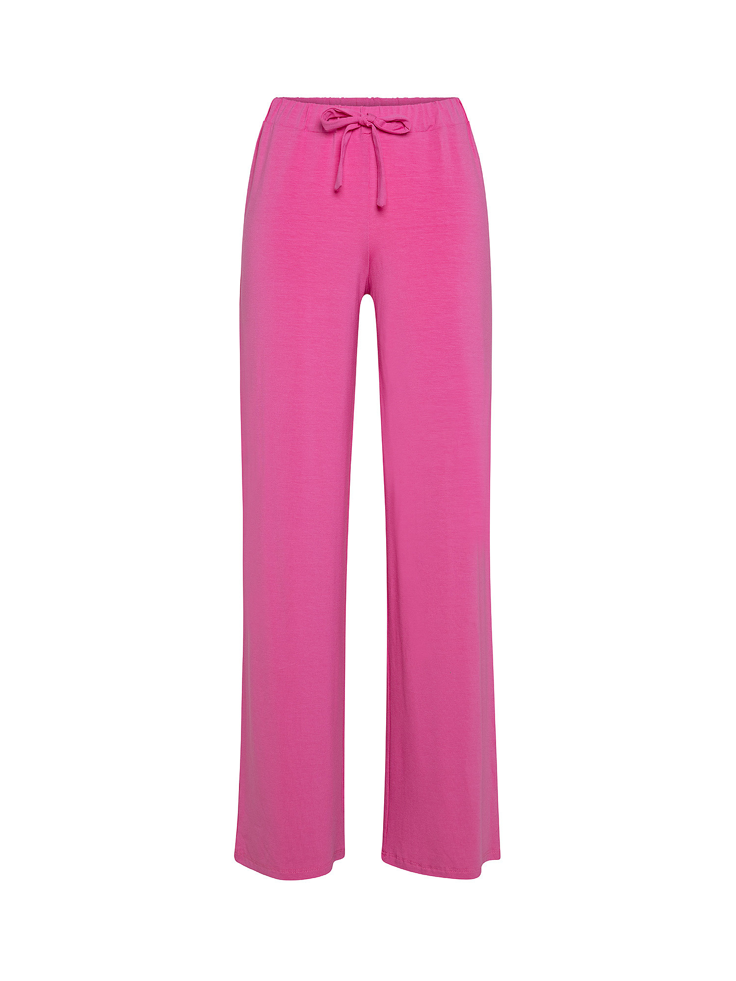 Wide leg trousers, Pink Fuchsia, large image number 0