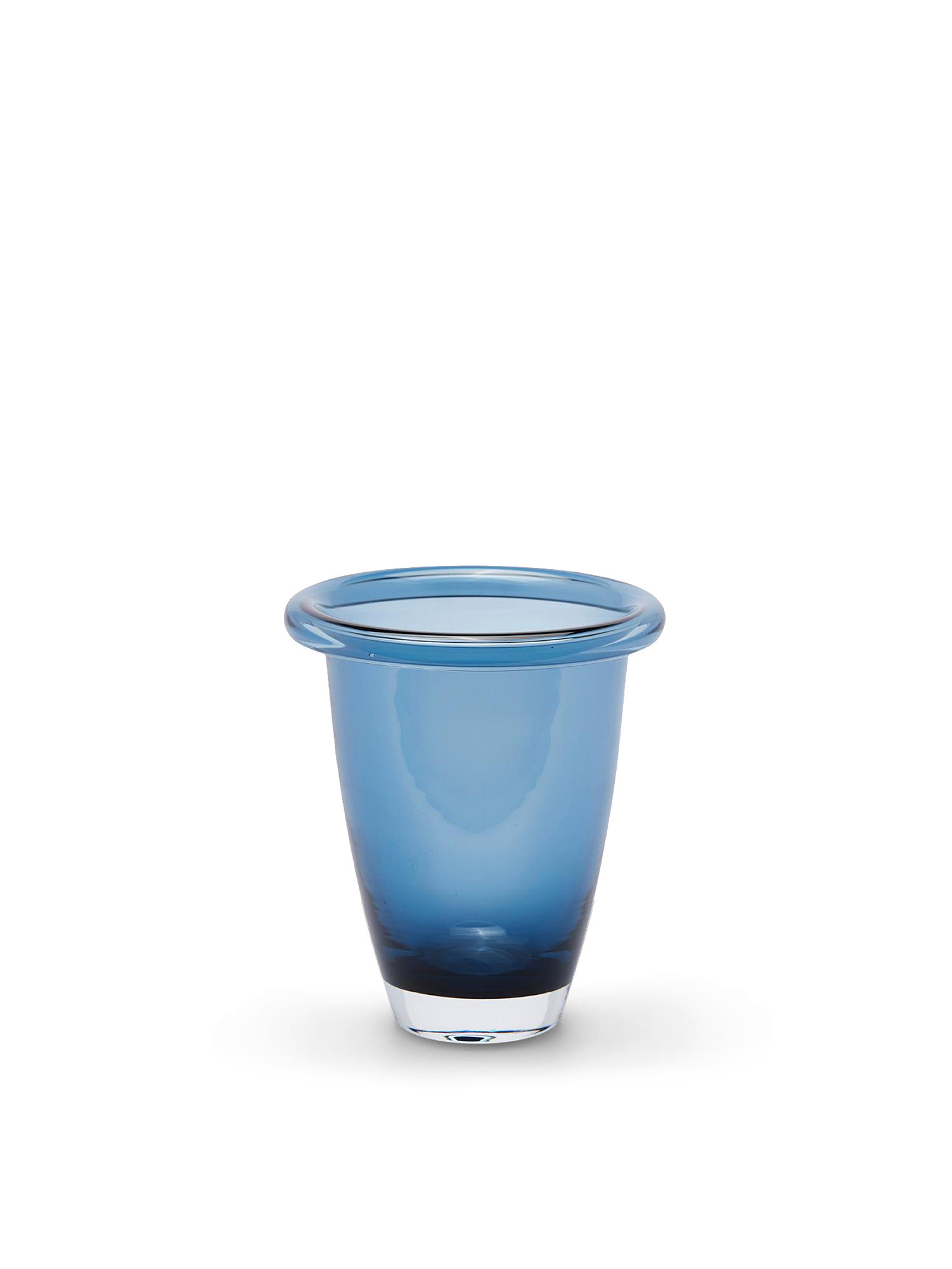 Glass vase, Blue, large image number 0