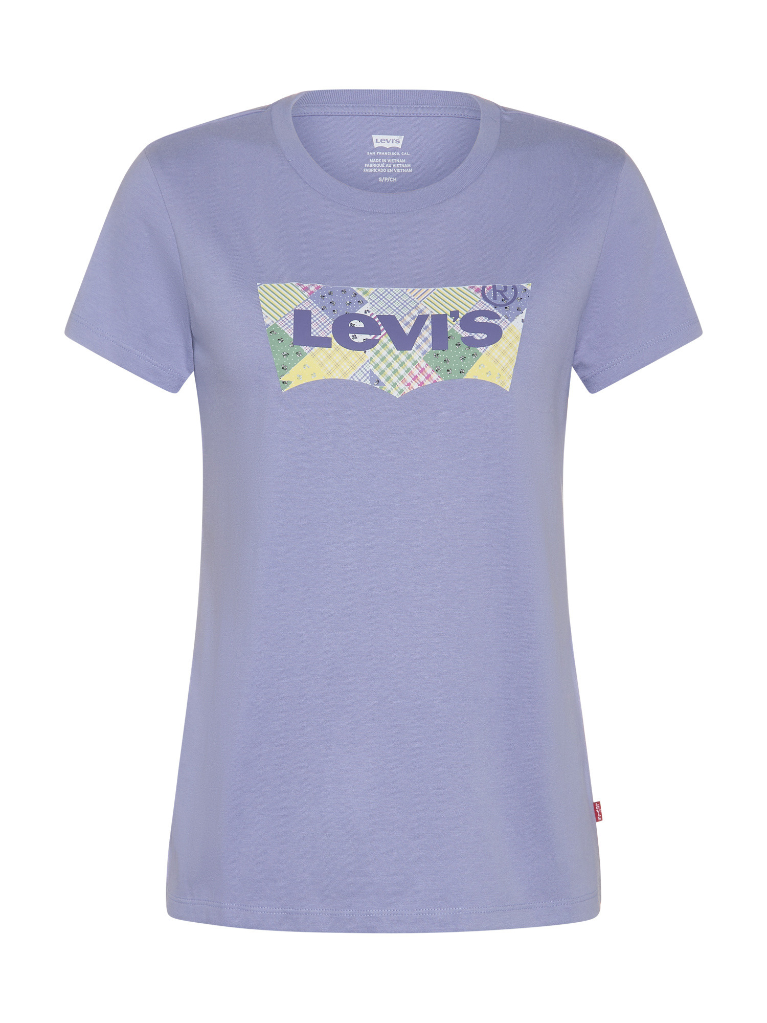 Levi's - Cotton T-shirt with logo, Purple, large image number 0