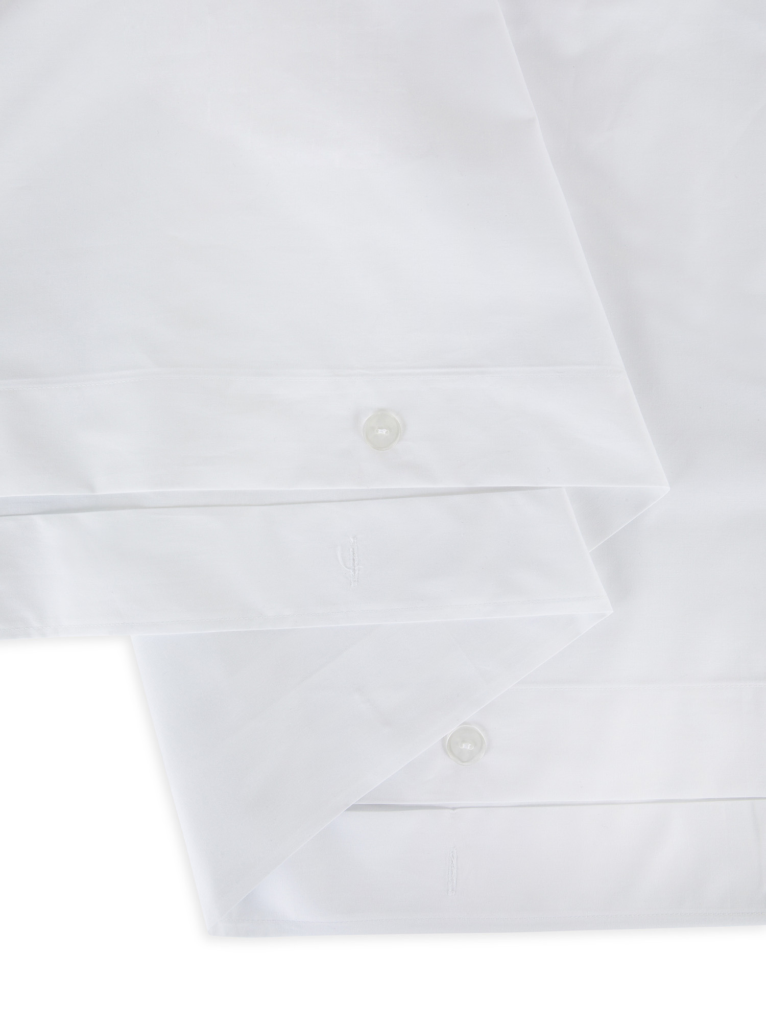 Duvet cover in fine cotton percale Portofino, White, large image number 2