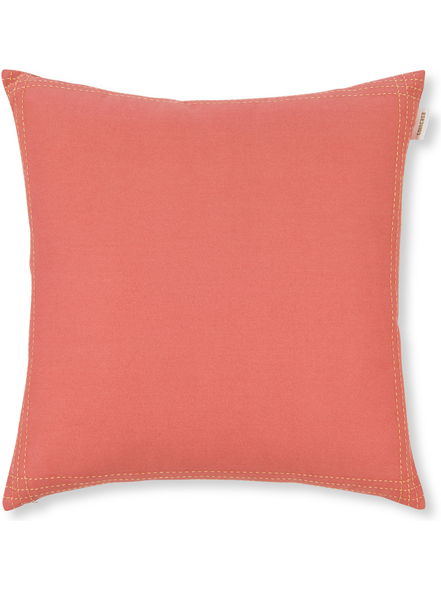Cuscino twill di cotone con impunture 45x45cm