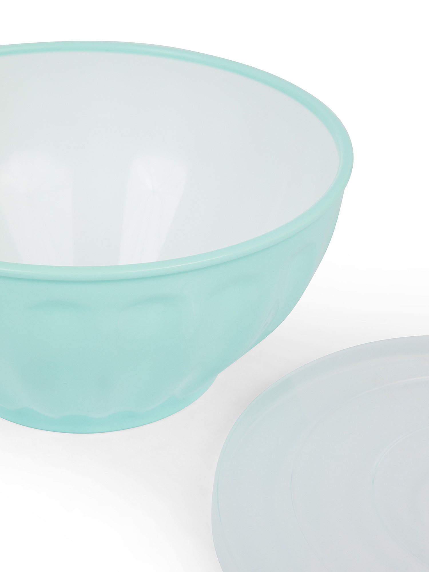 Plastic container with lid, Turquoise, large image number 1