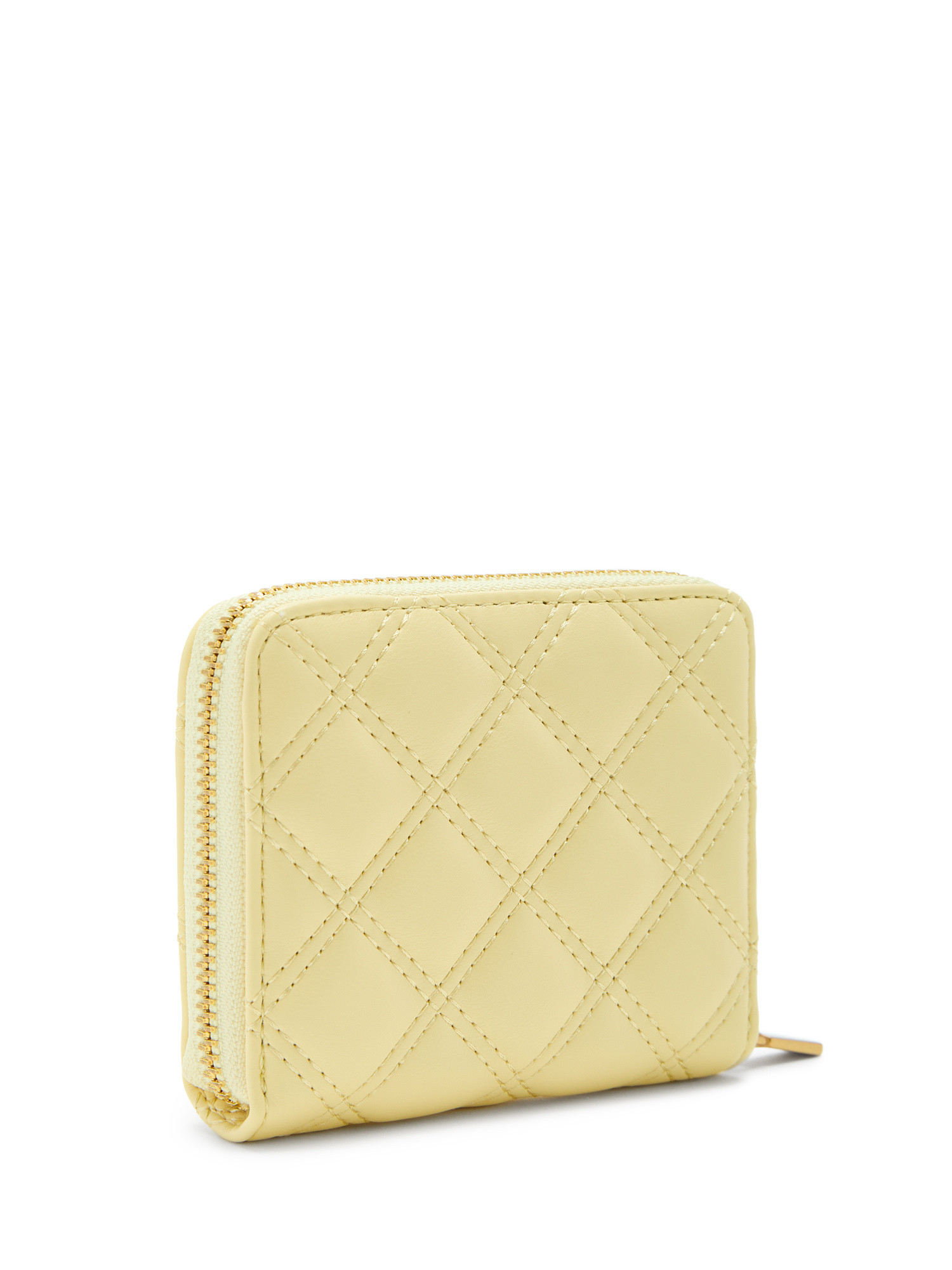Guess - Giully quilted mini wallet, Yellow, large image number 1