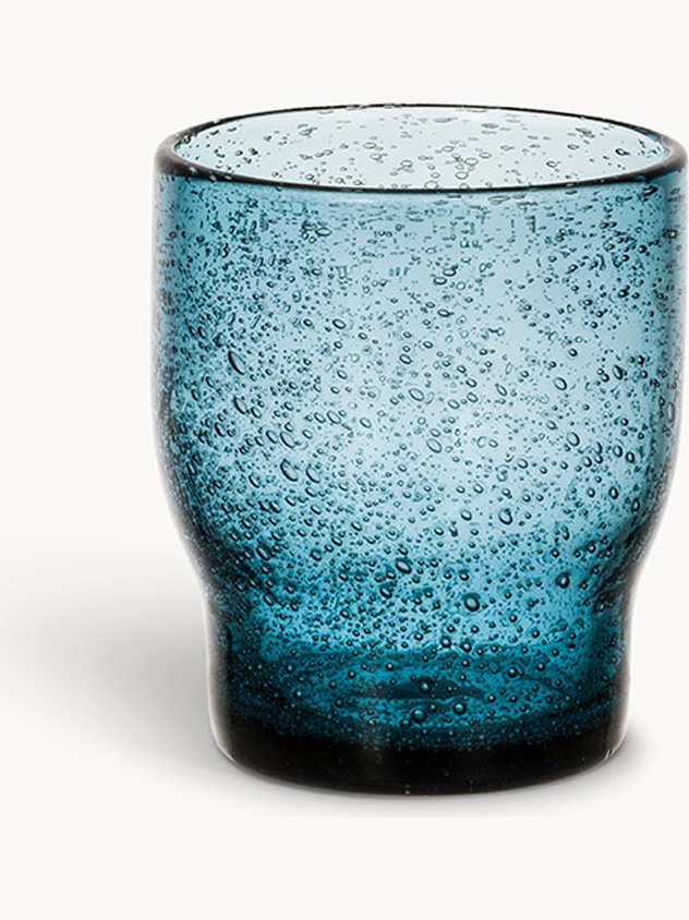 Soda-lime glass with bubbles