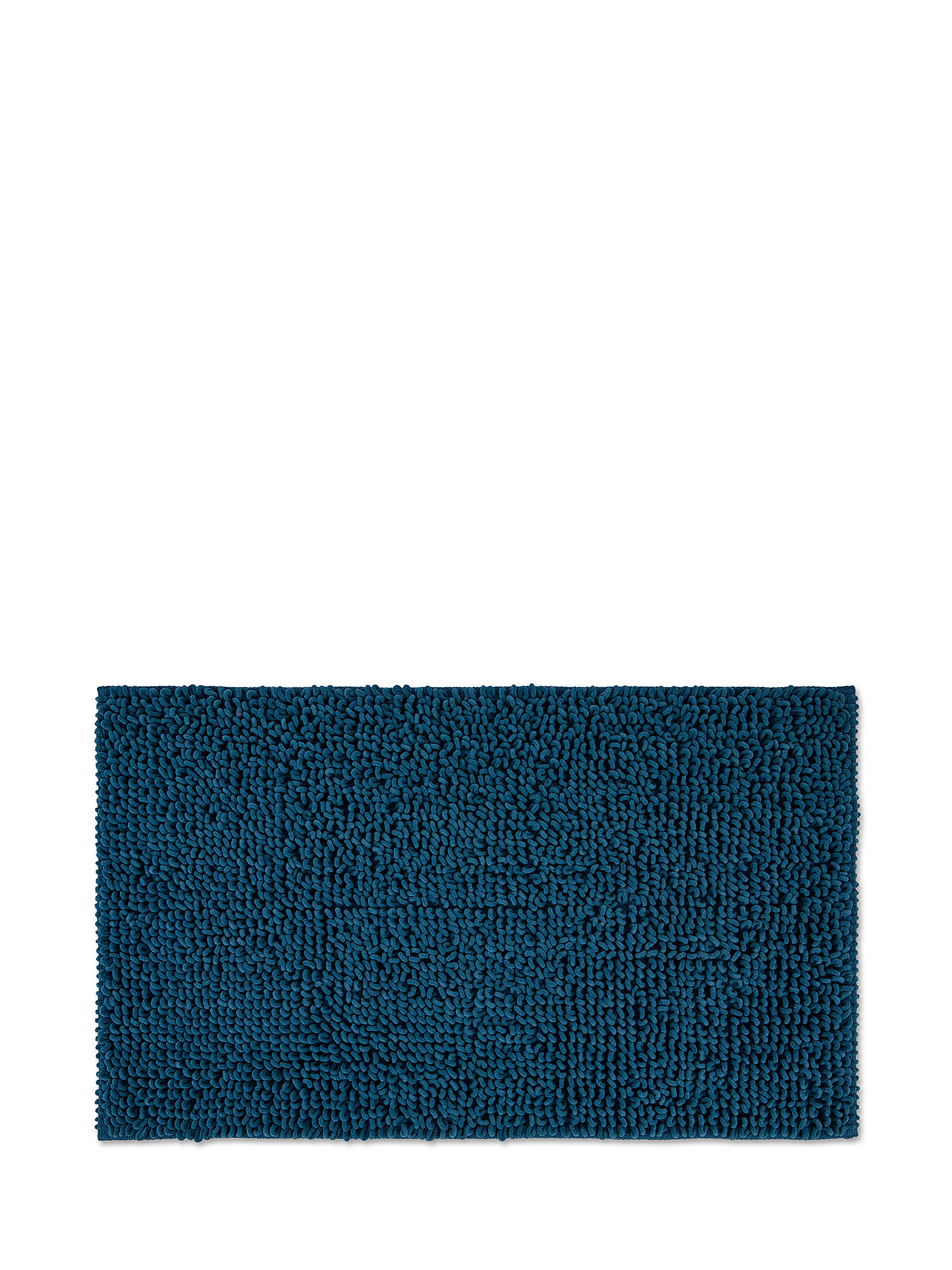 Shaggy microfiber bath mat, Blue, large image number 0