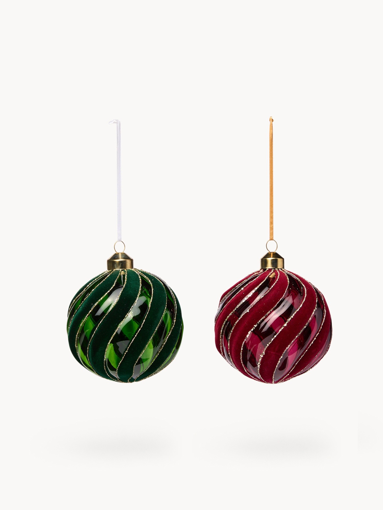 Glass tree bauble, Multicolor, large image number 0