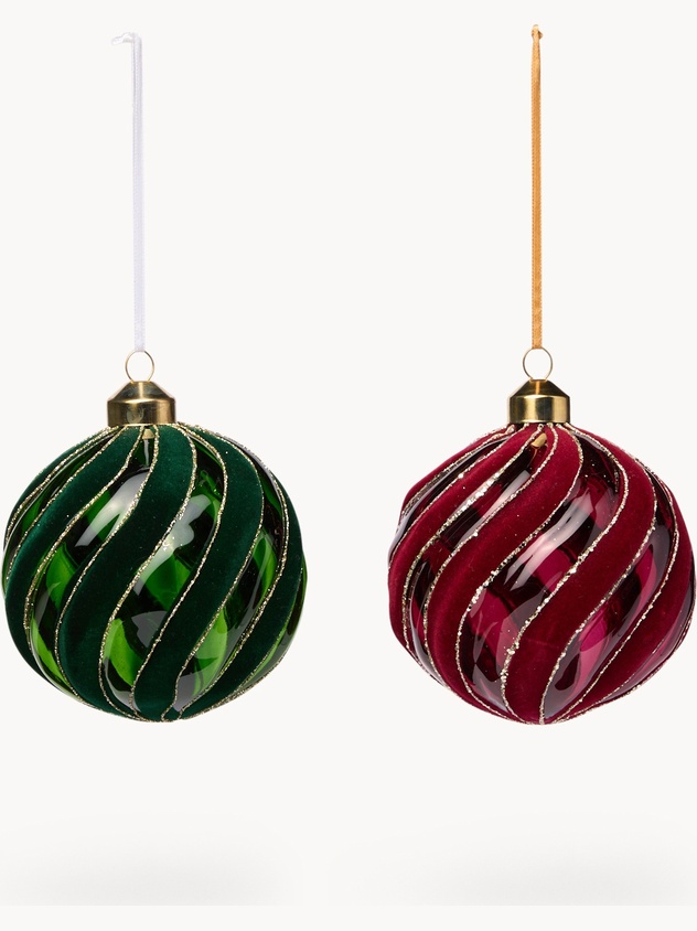 Glass tree bauble