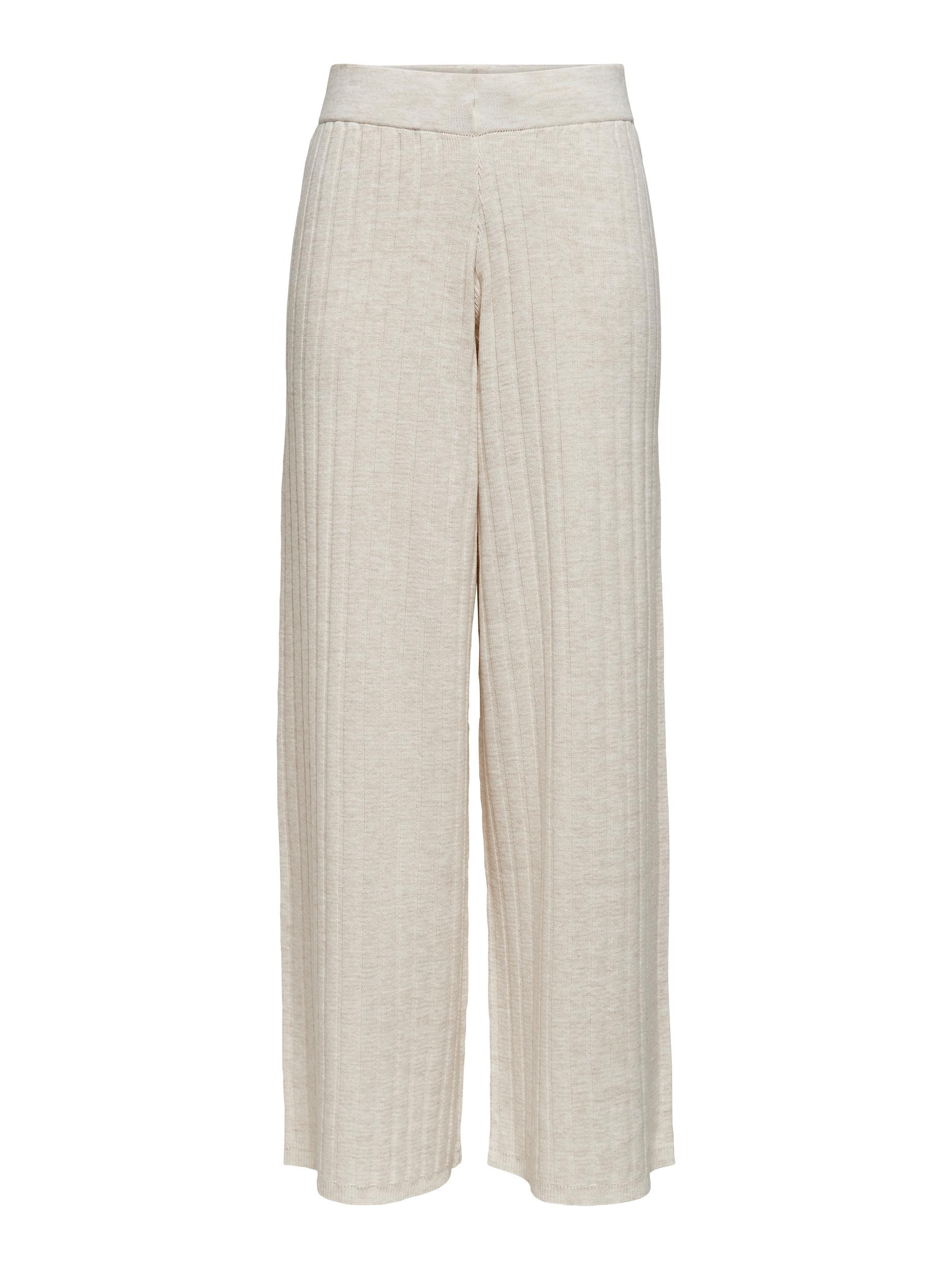 high-waisted trousers, White, large image number 0
