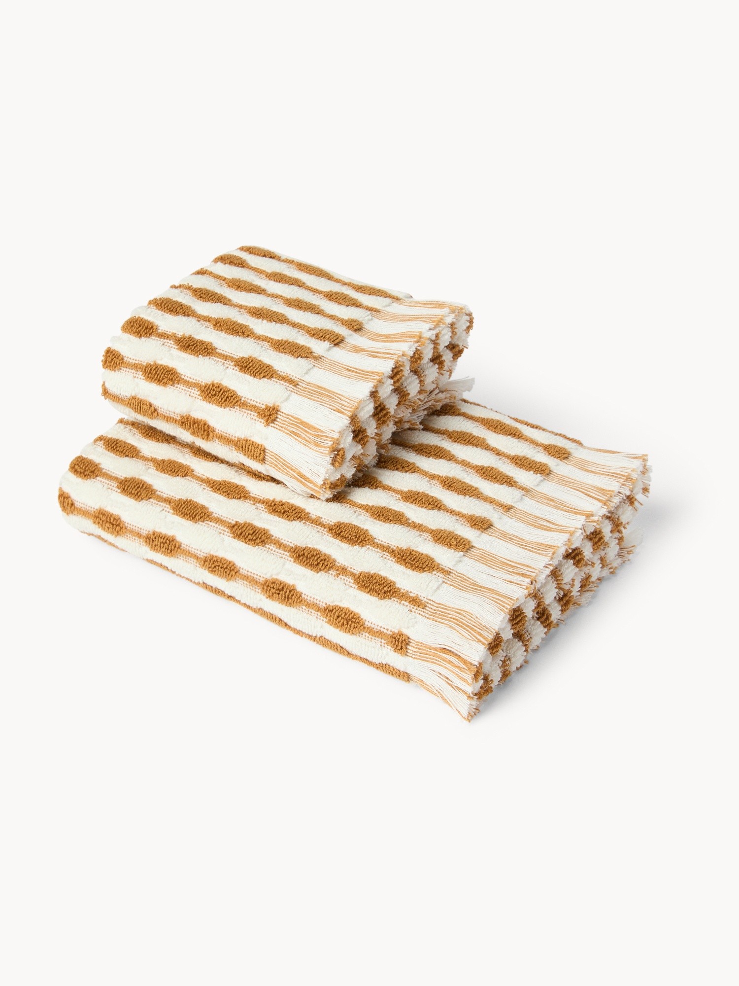 Asciugamano in morbida spugna di cotone - Prezzo di lancio, Giallo ocra, large image number 0