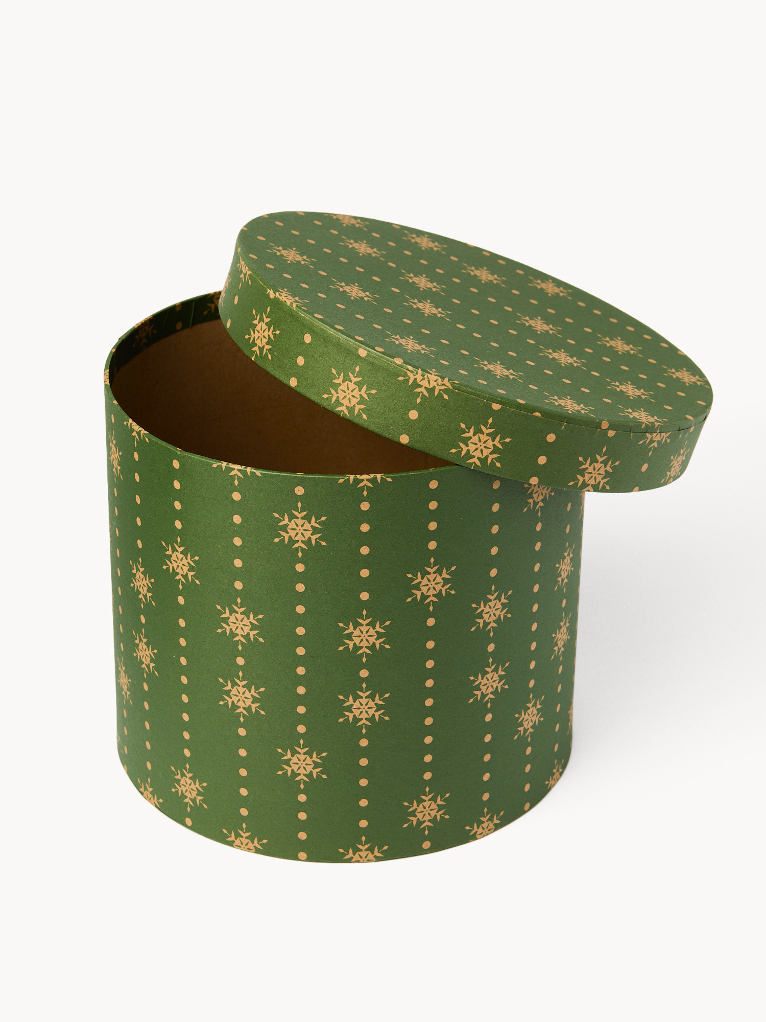 Set 3 scatole rotonde, Verde, large image number 1