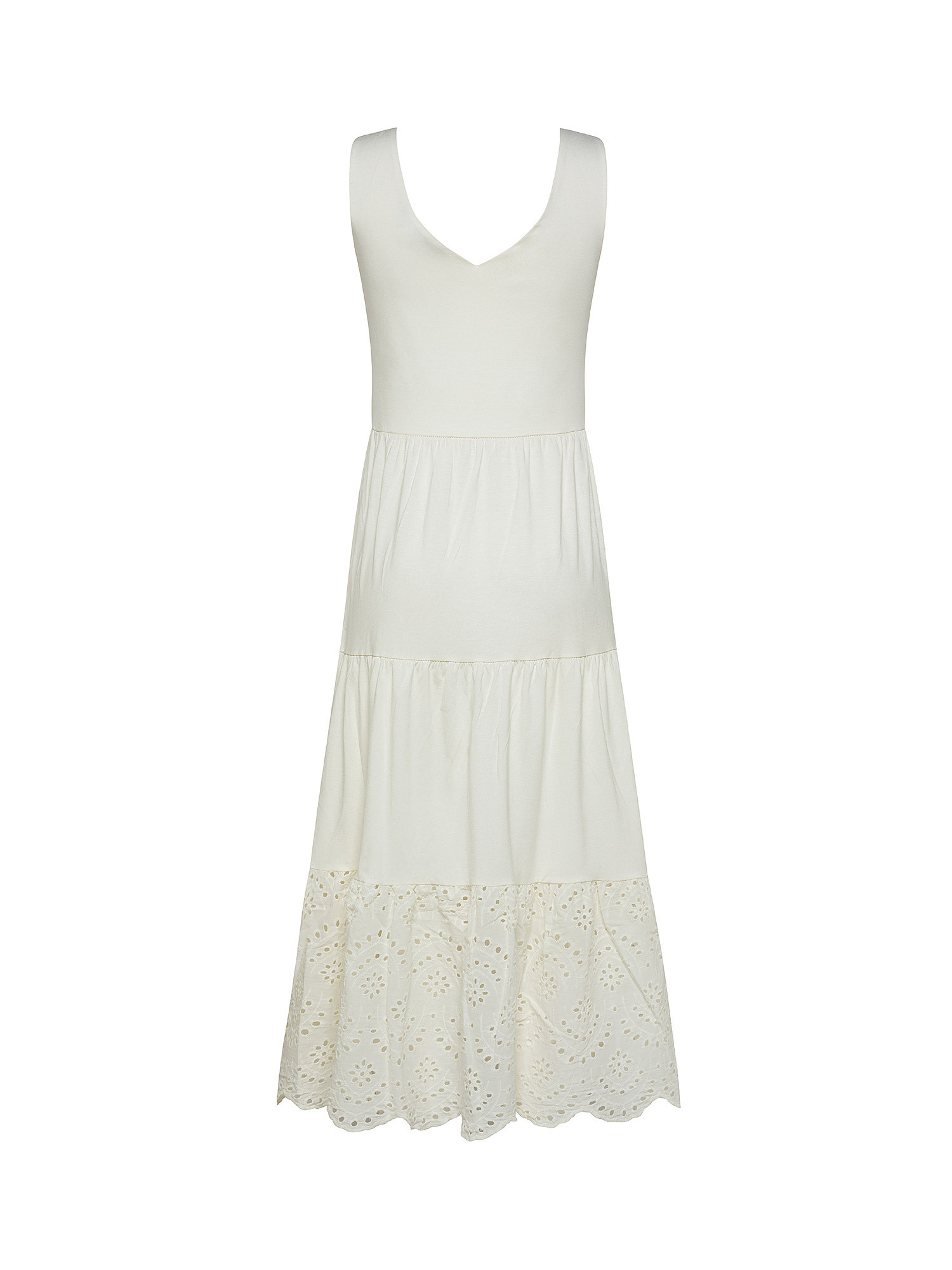 Dress with flounces, White, large image number 1