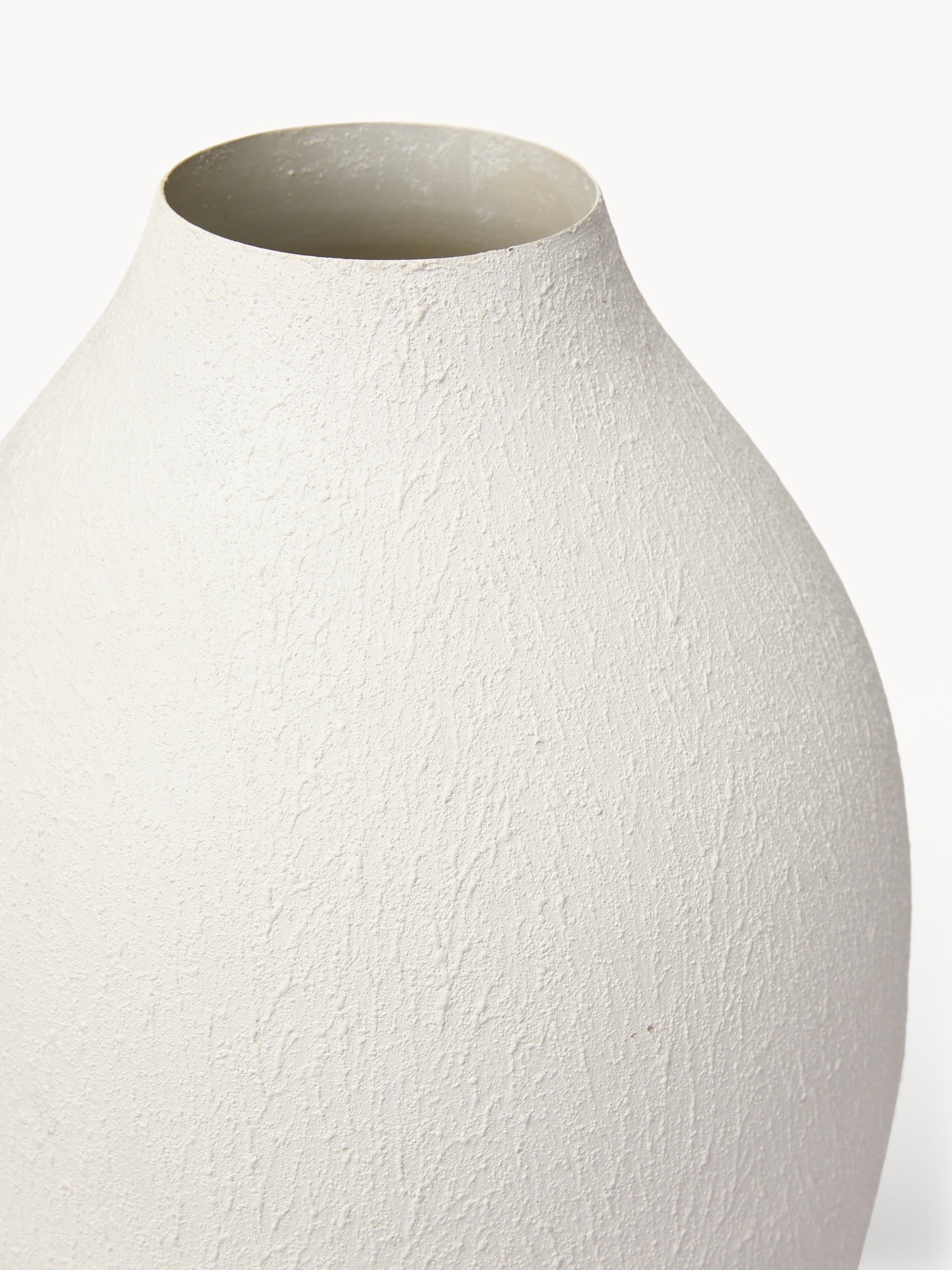 Decorative steel vase, White 1, large image number 0