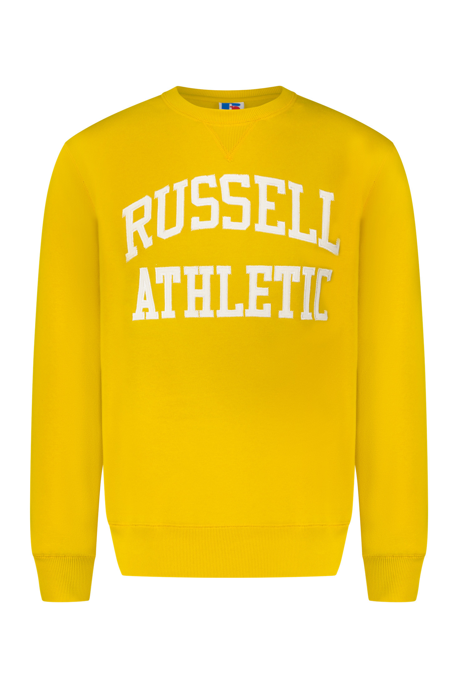 Russell Athletic - Felpa con ricamo, Giallo, large image number 0