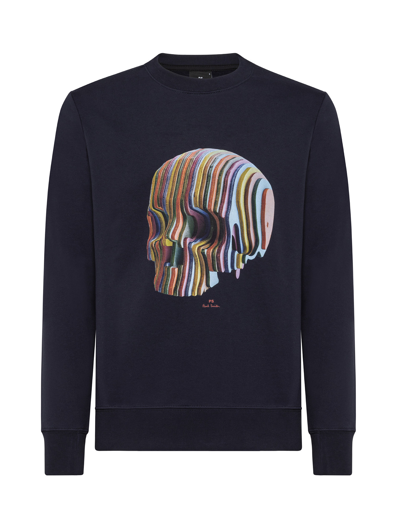 Sweatshirt with skull print, Blue, large image number 0