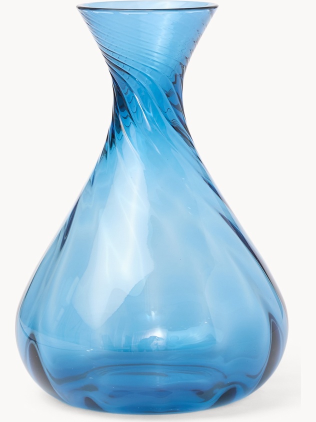 Optical-effect glass decanter