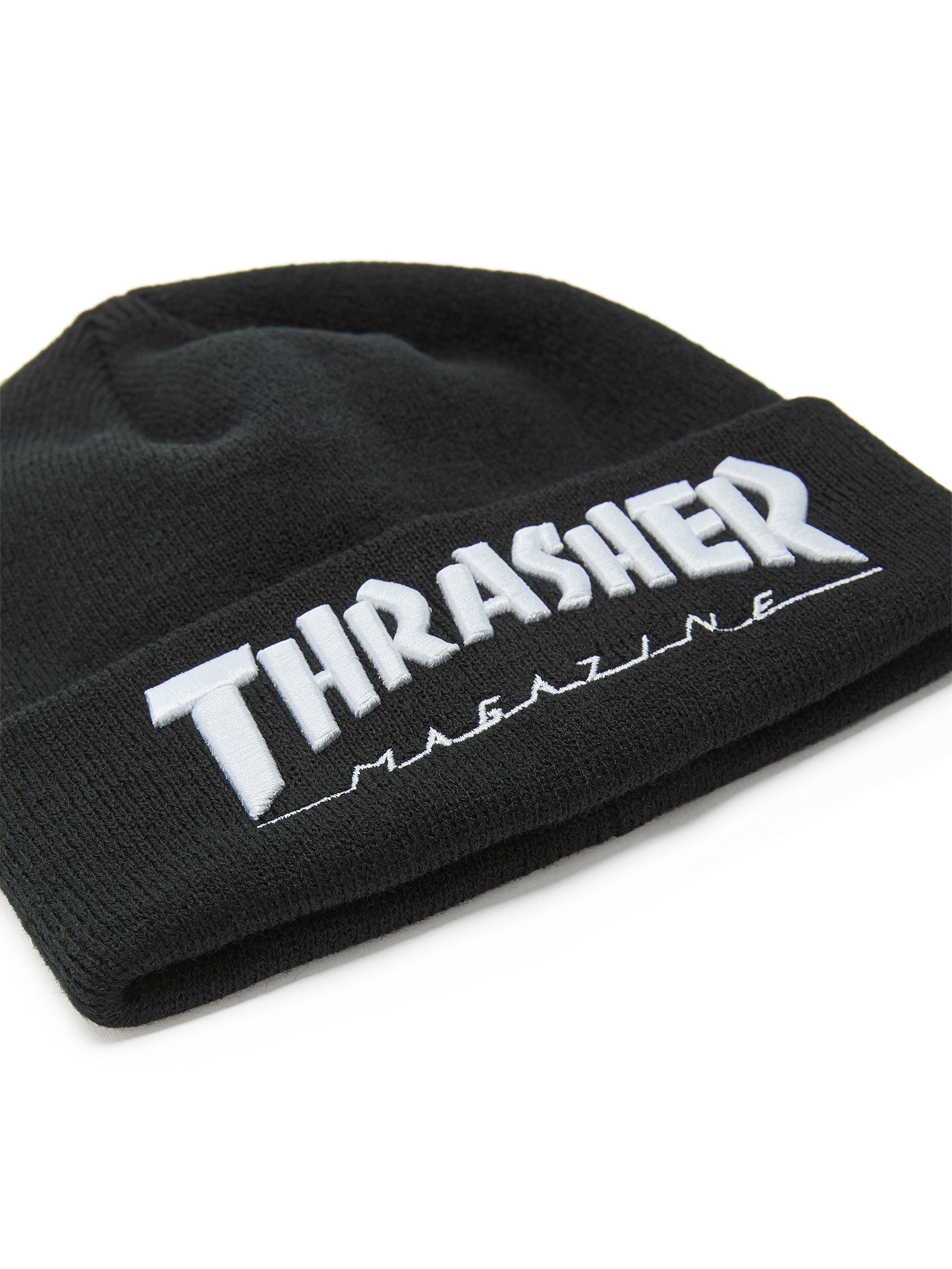 Thrasher - Embroidered Logo Beanie, White, large image number 1