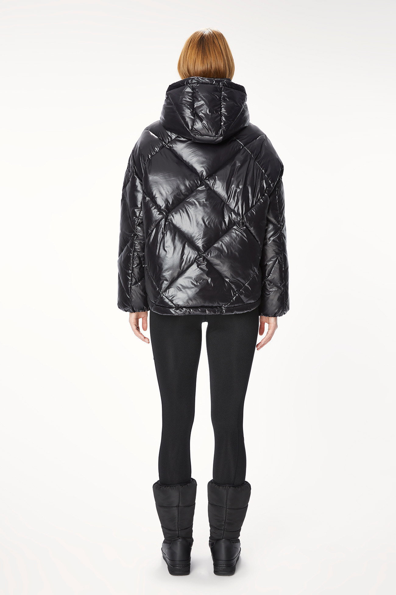 Oof Wear - Short oversized jacket with hood, Black, large image number 5