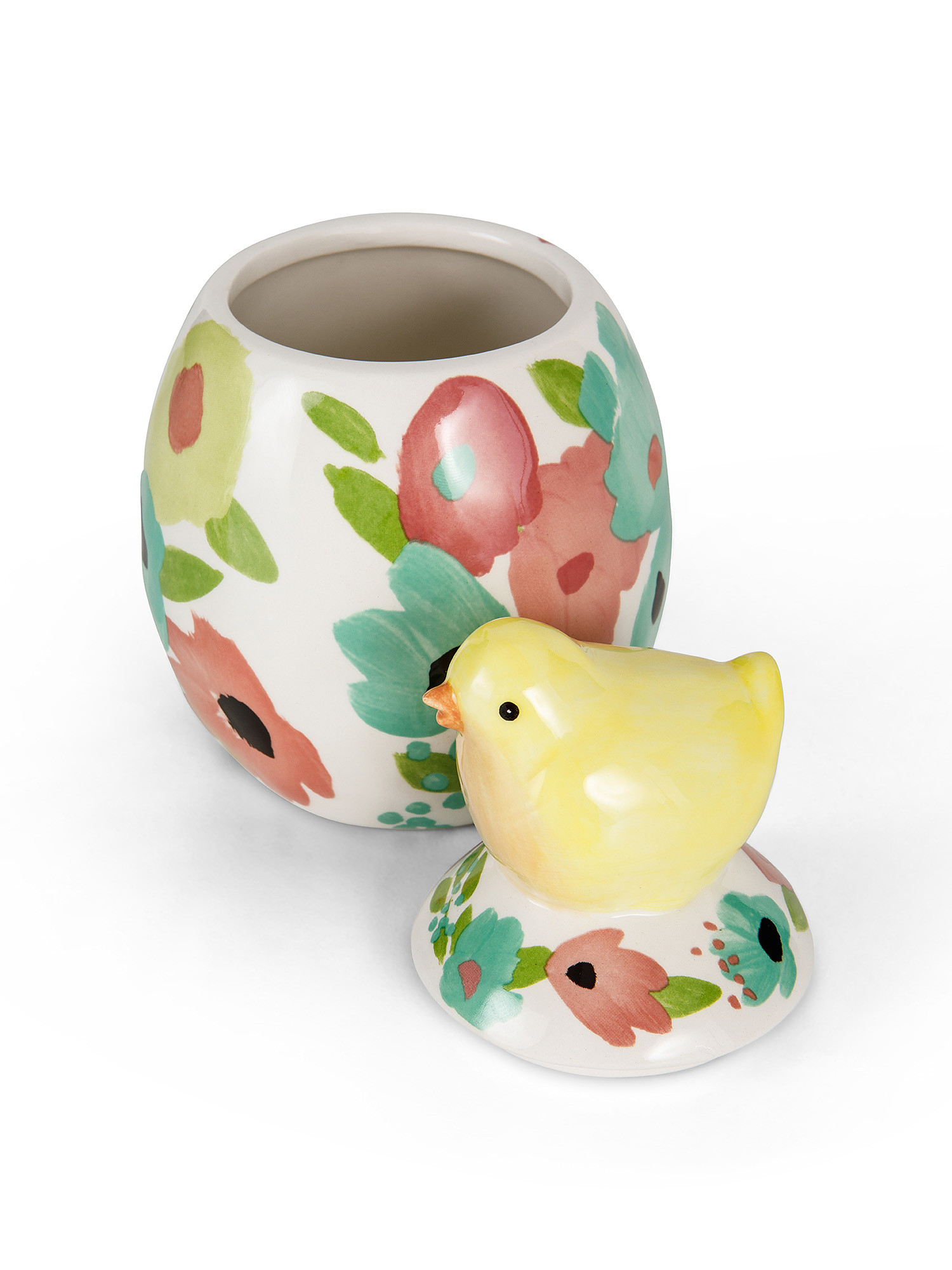 Chick detail ceramic jar, Multicolor, large image number 1