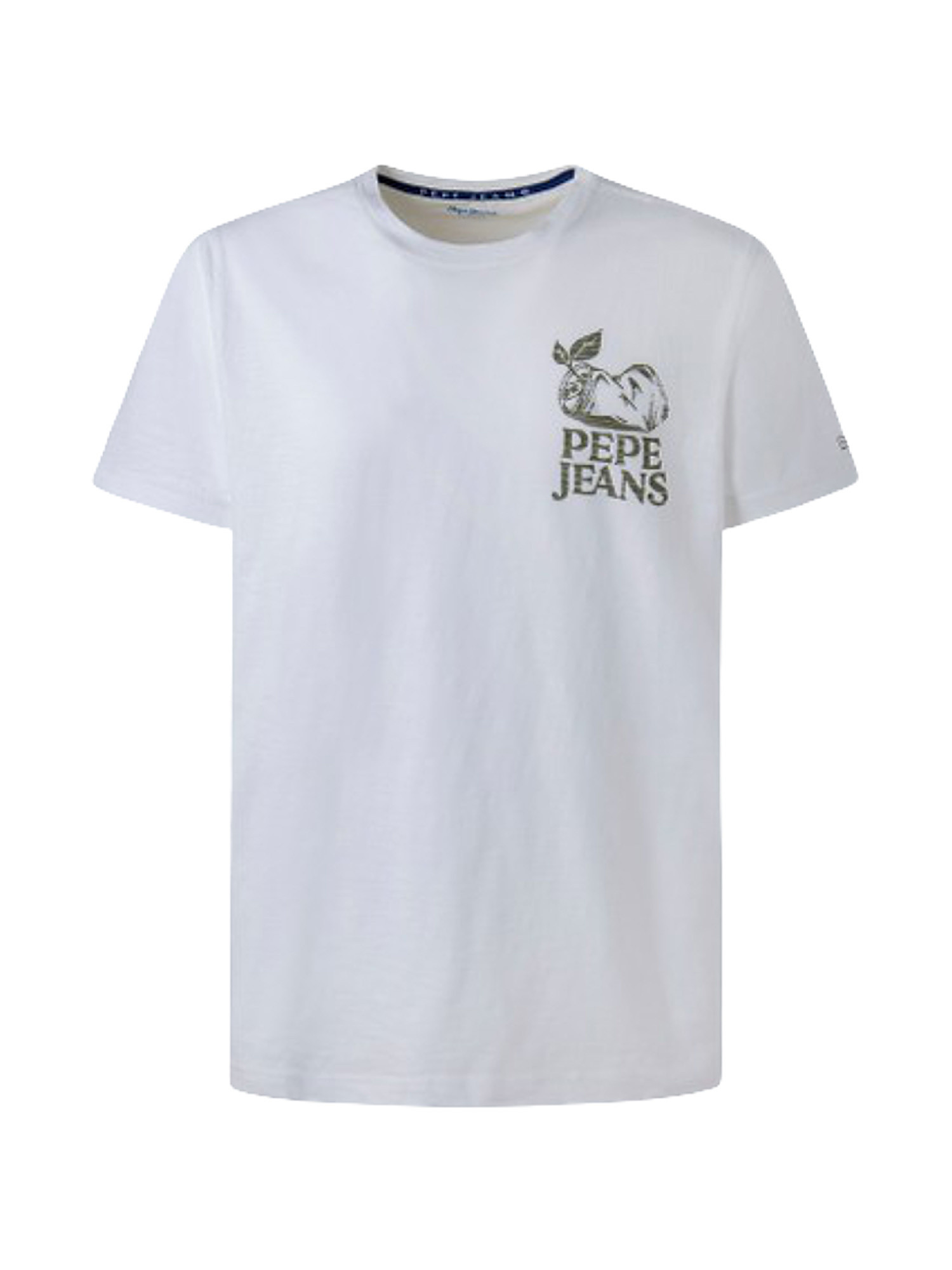 T-shirt con stampa a quadri aldarian, Bianco, large image number 0