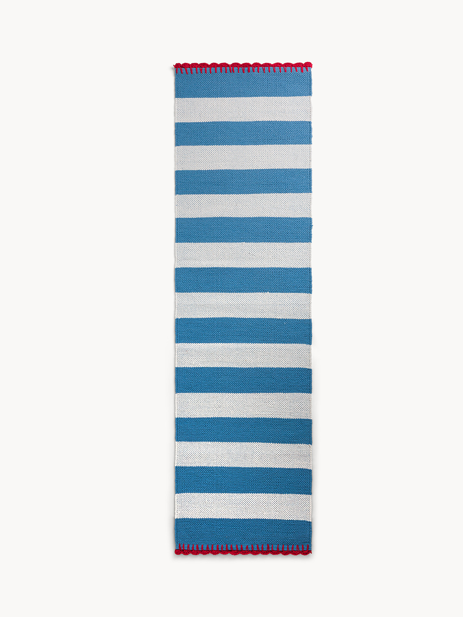 Tappeto da cucina in puro cotone a righe, Multicolor, large image number 0