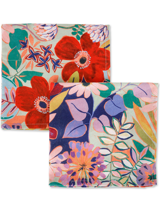 Fazzoletto In Cotone Per Donna Con Stampa Floreale - Morbido E Alla Moda - Foto 11