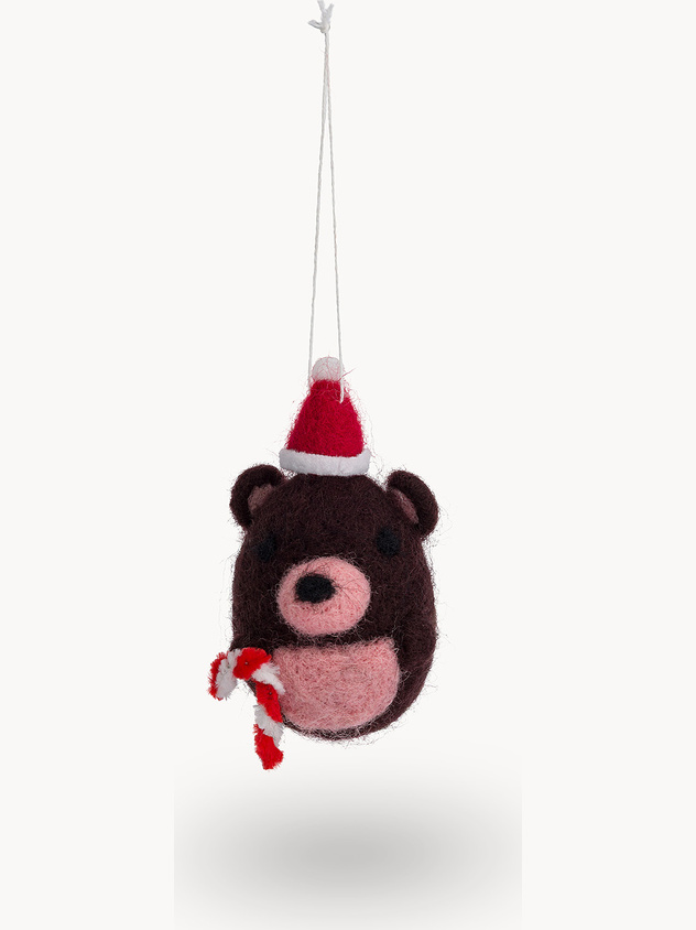 Felt Teddy Bear Ornament