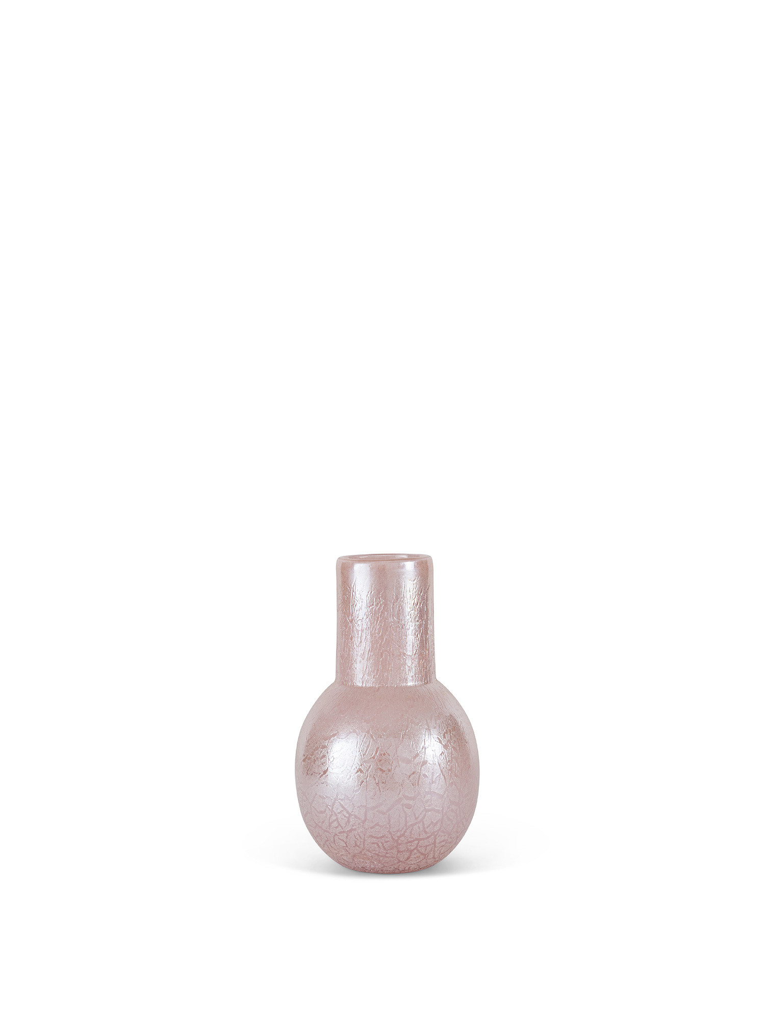 Colored paste glass vase, Grey, large image number 0