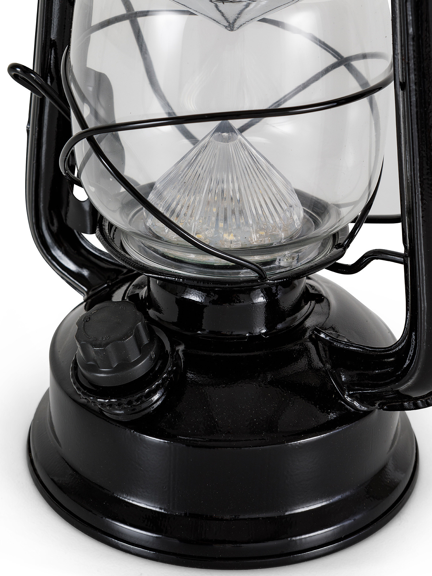 Led metal lantern, Grey, large image number 1