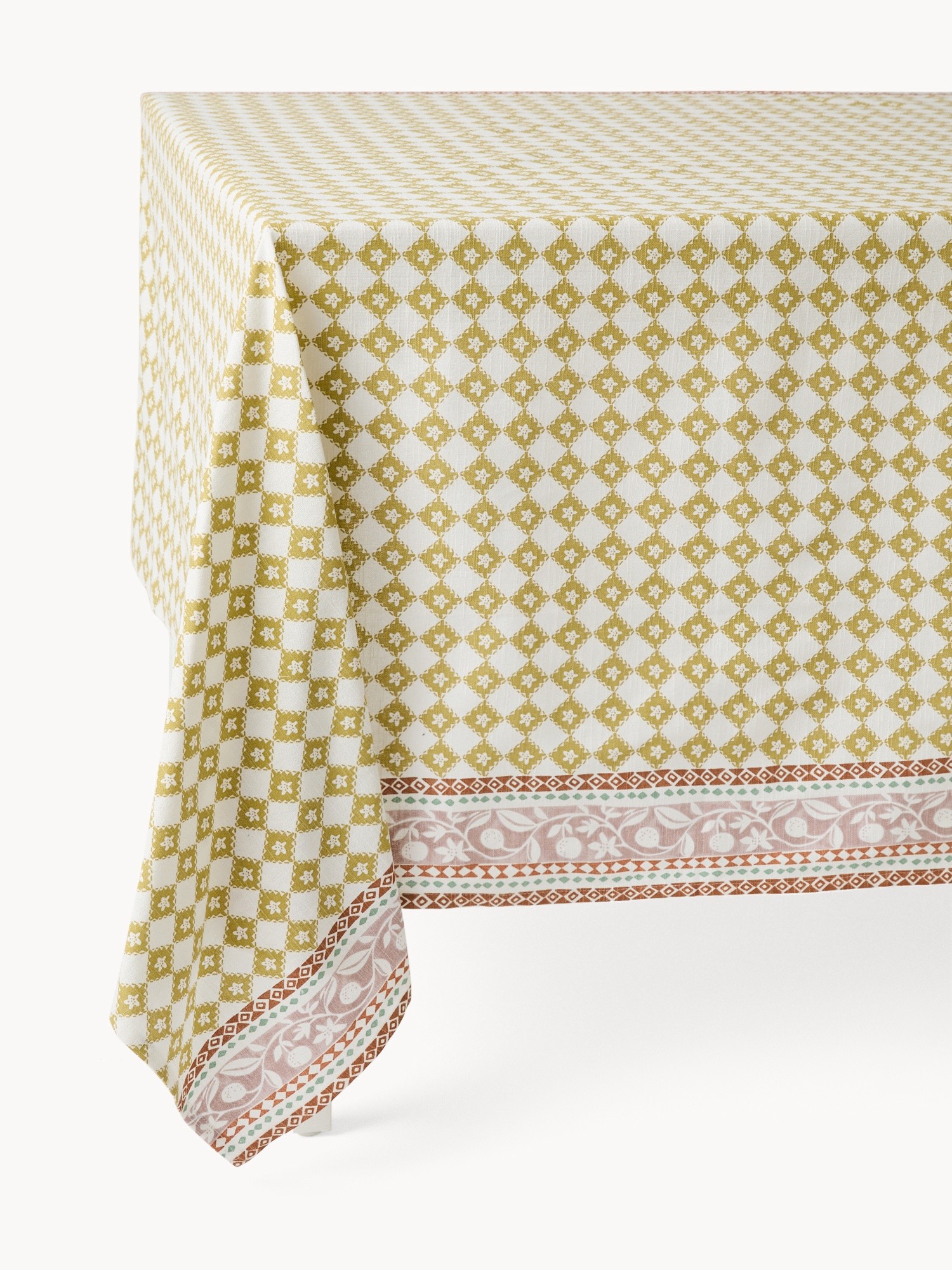 Tovaglia in puro cotone con stampa geometrica piazzata - Prezzo di lancio, Multicolor, large image number 0