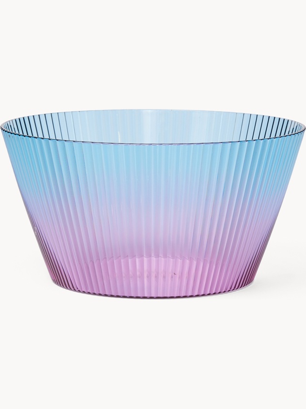 Shaded-effect salad bowl
