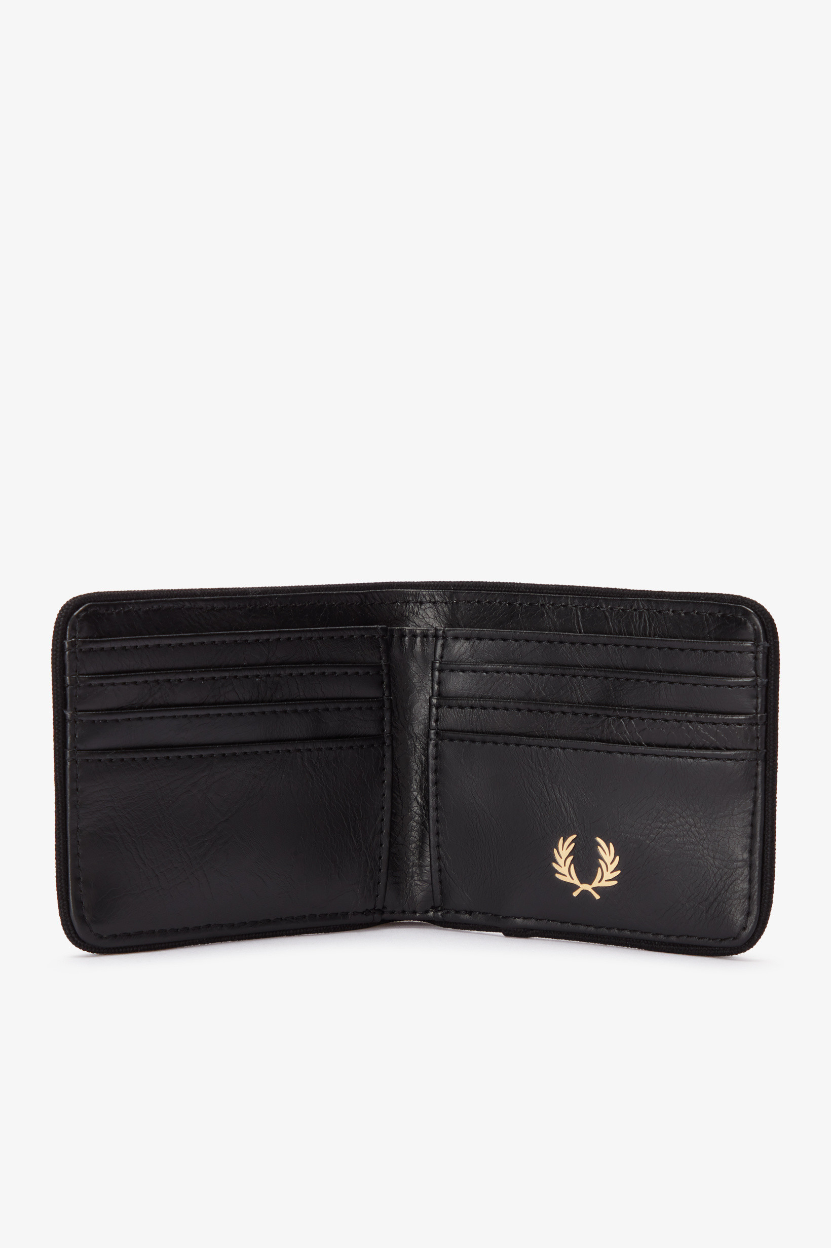 Wallet with logo, Black, large image number 2