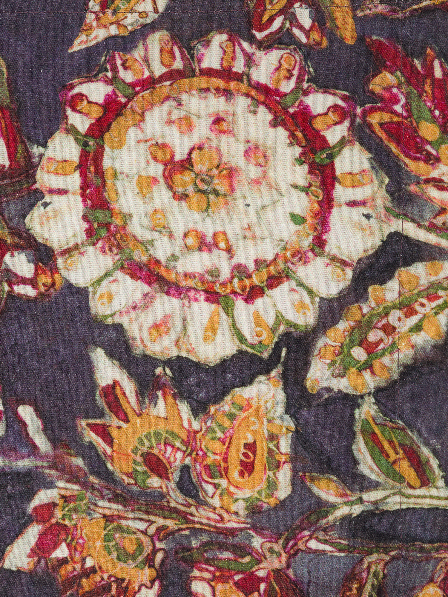 Telo arredo cotone motivo etnico, Multicolor, large image number 2