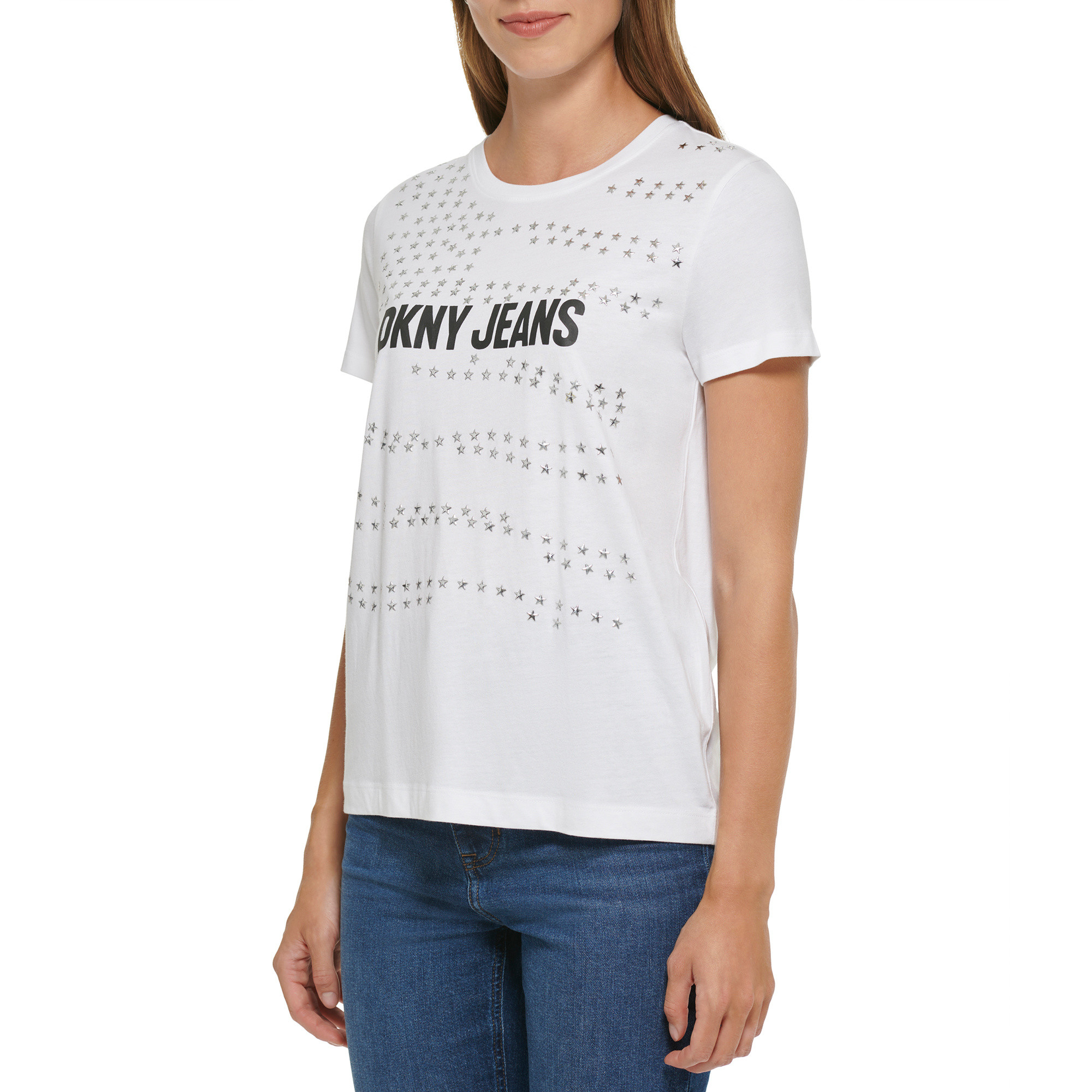 DKNY - Logo T-Shirt, White, large image number 4