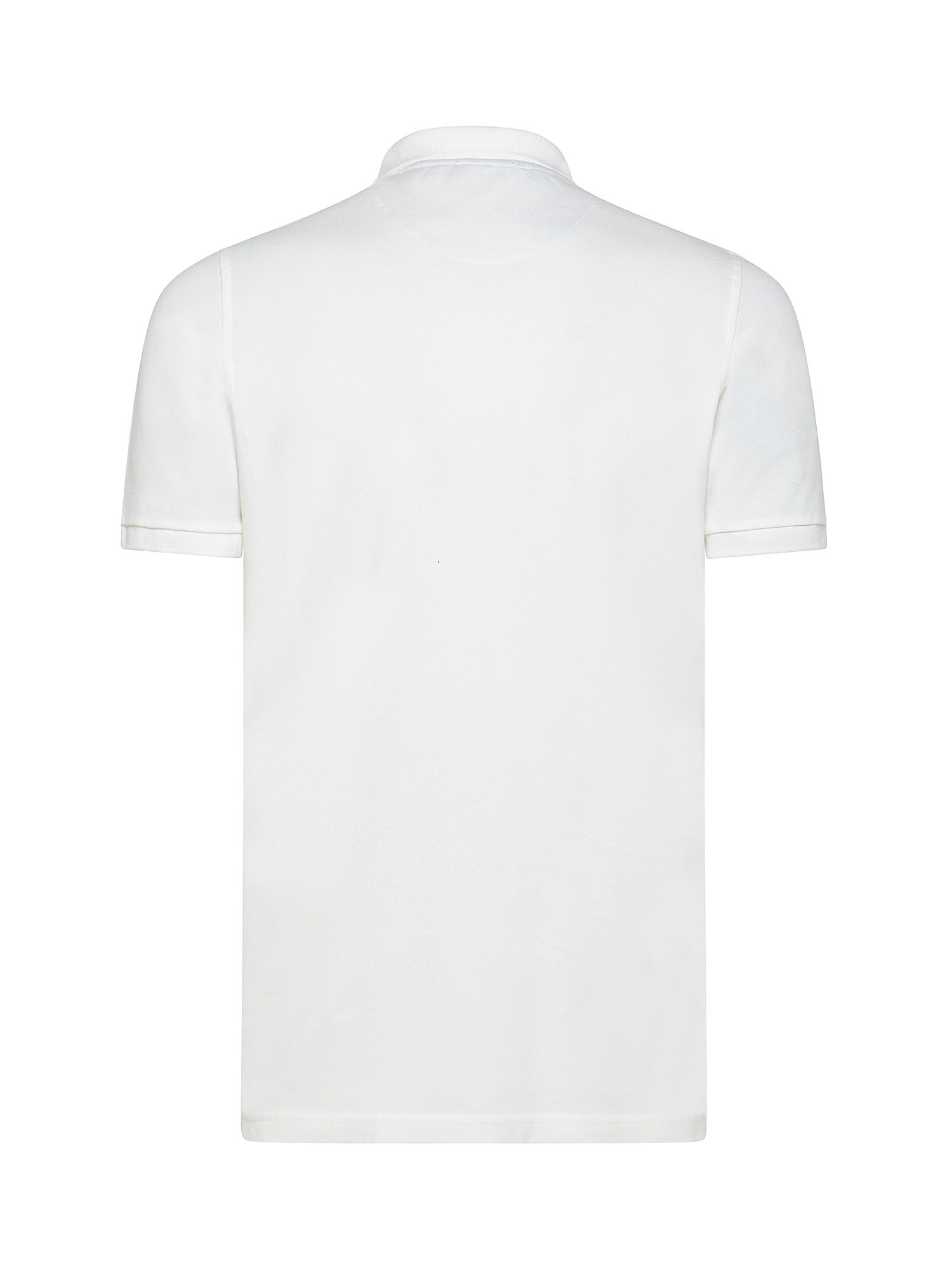 Short sleeve polo shirt, White, large image number 1